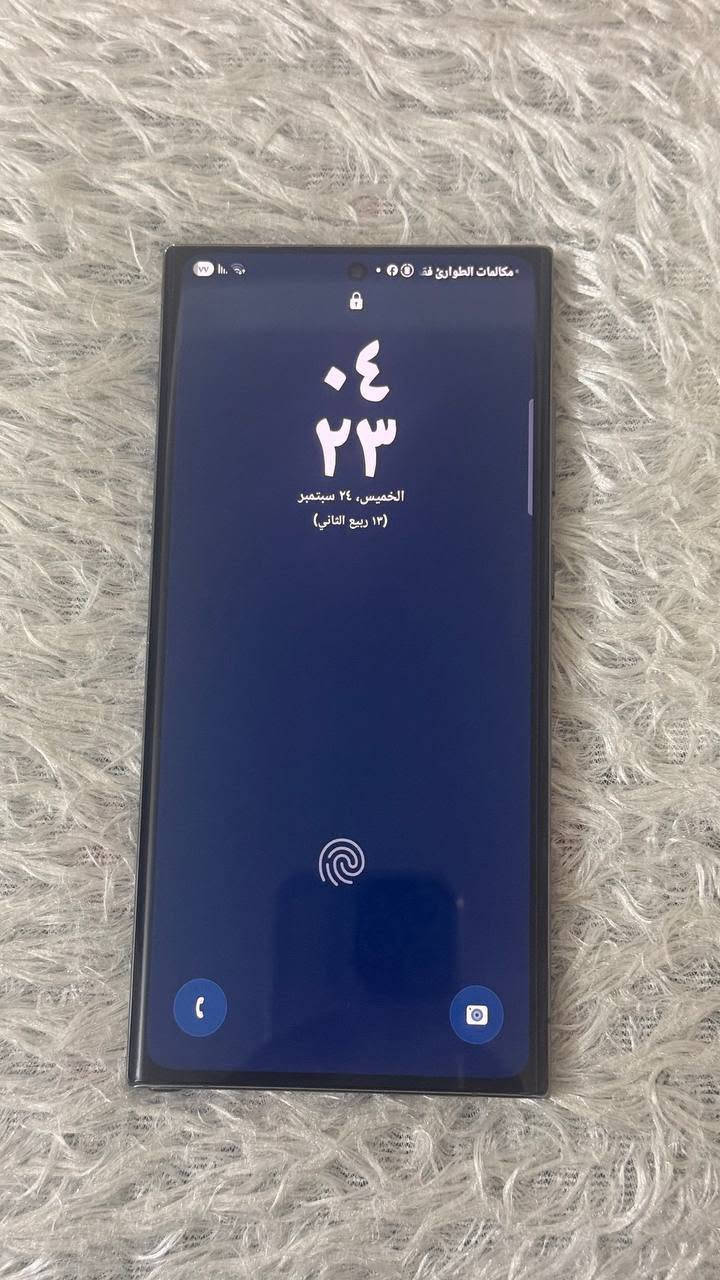 السلام عليكم للبيع او مراوس
كلكسي S23 الترا عربي شرق اوسط
التلفون مال بيت فقط مبدل شاشه اصليه
ومكفول اي خلل مابي كله شغال
بدون غراض
ذاكرته 256 والعشوائيه 12
التلفون دبل سمكارت 
السعر 550 وبي مجال
مكاني بغداد الطوبجي
***********

نص مكتوب في الصور:
- حول الهاتف Galaxy S23 Ultra إعادة تسمية اسم المنتج Galaxy S23 Ultra اسم الطراز SM-S918B/DS الرقم التسلسلي R5CW815EJ7Y SIM المتاحة IMEI 1 356663769202339 SIM المتاحة IMEI 2 357273449202334 معلومات الحالة معلومات قانونية