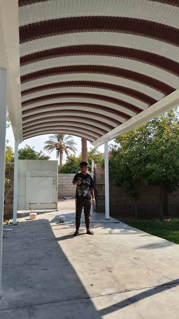 تم بعون الله عمل سقيفه في منطقة اليوسفيه ونشكر كادر مكتب الصادق اللسقائف كي سبان سعر المتر ٢٥الف ***********
