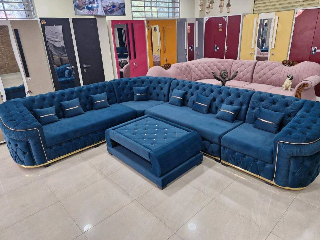 لمحبي التميز و لأصحاب الذوق الرفيع 💙

سعر المتر الديوان 60
والاستندر يجي 6امتار ونص 


 10مقاعد380
اضافه لكوشات هديه عدد 6

✨التفاصيل ✨
"قماش قديفه"
"اسفنج مميز" 
"خشب جام"
"مقعد بلوك"
(صفاح mdf من 6/18 ملم) 
رجل تجي نيكل بلاش🫣😉


قماش كتان30 وتر برو اضافة40




توصيل بغداد يوم يومين محافظات حسب الحمل يعني4 ايام بزايد



6مقاعد 230
7مقاعد270
8مقاعد300
9مقاعد 330
10مقاعد 380☝☝


✨واقل شي يباع 6 مقاعد ✨
قياس ال10 مقاعد الاستندر 
يتكون من 5 قطع 
2/150 سم 
1/100 سم
كرسي/50سم
زاويه / 140سم من كل ضلع تاخذ 70 سم
2/ تجوات قياس الوحده 20 سم 
المجموع الكلي لعدد القطع 5 
مجموع قياس القطع 630 سم.