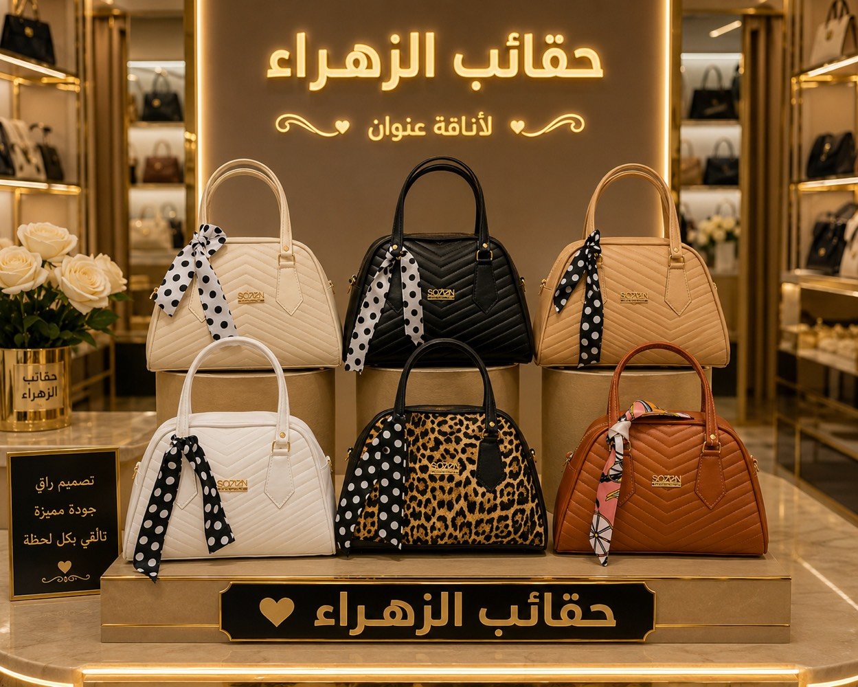 تشكيلة رائعة من الحقائب النسائية كوالتي عالي جملة فقط للحجز واتساب ***********
يوجد توصيل كافة محافظات العراق
وين موقعكم بالعراق بالضبط؟ حتى المشتري يعرف منين يطلب أو يستلم إذا متوفر استلام مباشر.: 
بغداد شهداء البياع
الجملة شكد أقل كمية للحجز؟ وهل البيع حسب الموديل لو ممكن تشكيلة مختلطة من أكثر من لون/تصميم؟: 
واحد درزن
