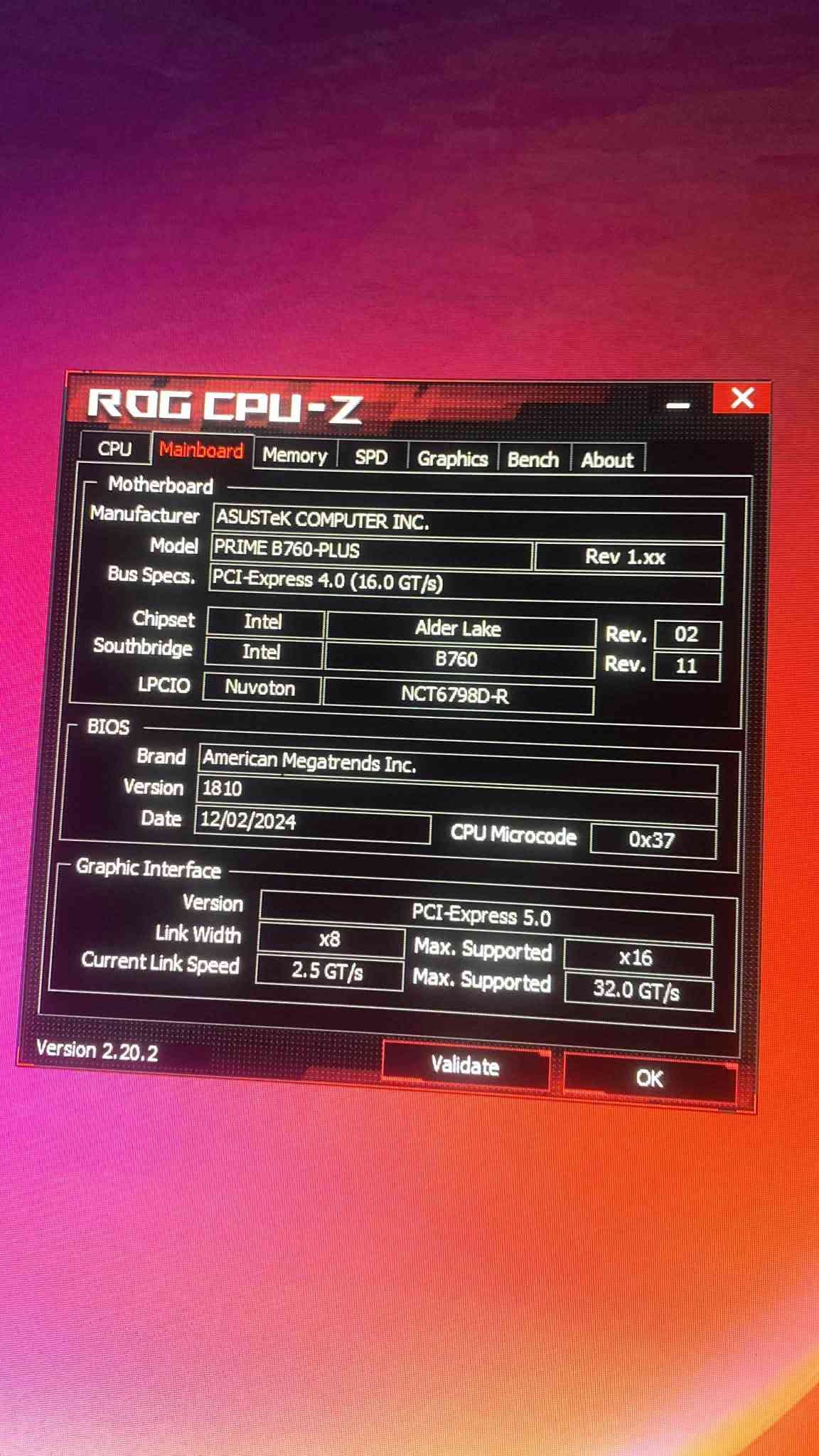 PC بمواصفات ممتازه
2.195.000
شراي هذا رقمي ***********

نص مكتوب في الصور:
- ROG CPU-Z CPU Mainboard Memory SPD Graphics Bench About About CPU-Z Version 2.20.2 - June 2026 Author : Franck Delattre, CPUID Infos and last updates at www.cpuid.com CPUID CPU-Z is a freeware based on the CPUID Software Development Kit Validation by CPU-Z Validator Windows Version Microsoft Windows 11 Professional (x64) Version 25H2, Build 26200.9457 DirectX 12.0 Tools Save Report (.TXT) Validation Save Report (.HTML) Clocks Timers Version 2.20.2 Validate OK
- ROG CPU-Z CPU Mainboard Memory SPD Graphics Bench About Memory Slot Selection Slot #2 DDR5 (UDIMM) Module Size 16 GBytes Max Bandwidth DDR5-6000 (3000 MHz) SPD Ext. XMP 3.0 Module Manuf. G.Skill Week/Year 15/25 DRAM Manuf. SK Hynix Ranks 1 Part Number F5-6000J2836G16G Correction Serial Number 41538AF7 Registered Timings Table Frequency CAS# Latency RAS# to CAS# RAS# Precharge tRAS tRC Command Rate Voltage JEDEC #5 2166 MHz 36.0 37 37 70 106 1.10 V JEDEC #6 2400 MHz 40.0 40 40 77 117 1.10 V JEDEC #7 2400 MHz 42.0 40 40 77 117 1.10 V XMP-6000 3000 MHz 28.0 36 36 96 132 1.400 V Version 2.20.2 Validate OK
- ROG CPU-Z CPU Mainboard Memory SPD Graphics Bench About Display Device Selection NVIDIA GeForce RTX 5060 Ti Perf Level Current GPU Name NVIDIA GeForce RTX 5060 Ti Board Manuf. GIGABYTE Technology Code Name GB206-300 Revision A1 Technology 4 nm TDP 180.0 W ROPs / TMUs 48 / 144 Cores 4608 GEFORCE RTX Clocks GFX Core 180 MHz Shaders / SoC Memory 405 MHz Memory Size 15.93 GBytes Type 0x10 Vendor Samsung Bus Width 128 bits Version 2.20.2 Validate OK
- ROG CPU-Z CPU Mainboard Memory SPD Graphics Bench About CPU Single Thread This Processor Reference CPU Multi Thread This Processor Reference Run on All Cores (16T) Multi Thread Ratio Bench CPU Stress CPU Submit and Compare This Processor 13th Gen Intel Core i5-13400F Reference Please Select CPUID Benchmark Version 17.01.64 Version 2.20.2 Validate OK
- ROG CPU-Z CPU Mainboard Memory SPD Graphics Bench About Processor Name Intel Core i5 13400F Code Name Raptor Lake Max TDP 65.0 W Package Socket 1700 LGA Technology 10 nm Core Voltage 0.897 V Specification 13th Gen Intel(R) Core(TM) i5-13400F Family 6 Model F Stepping 2 Ext. Family 6 Ext. Model BF Revision C0 Instructions MMX, SSE (1, 2, 3, 4.1, 4.2), SSSE3, EM64T, AES, AVX, AVX2, AVX-VNNI, FMA3, SHA Clocks (core #0) Caches Core Speed 498.78 MHz L1 Data 6 x 48 KB + 4 x 32 KB Multiplier x5.0 (4.0 - 46.0) L1 Inst. 6 x 32 KB + 4 x 64 KB Bus Speed 99.76 MHz Level 2 6 x 1.25 MB + 2 MBytes Rated FSB Level 3 20 MBytes Selection Socket #1 Cores 6P + 4E Threads 16 Version 2.20.2 Validate OK
- ROG CPU-Z CPU Mainboard Memory SPD Graphics Bench About Motherboard Manufacturer ASUSTeK COMPUTER INC. Model PRIME B760-PLUS Rev 1.xx Bus Specs. PCI-Express 4.0 (16.0 GT/s) Chipset Intel Alder Lake Rev. 02 Southbridge Intel B760 Rev. 11 LPCIO Nuvoton NCT6798D-R BIOS Brand American Megatrends Inc. Version 1810 Date 12/02/2024 CPU Microcode 0x37 Graphic Interface Version PCI-Express 5.0 Link Width x8 Max. Supported x16 Current Link Speed 2.5 GT/s Max. Supported 32.0 GT/s Version 2.20.2 Validate OK
- ROG CPU-Z CPU Mainboard Memory SPD Graphics Bench About General Type DDR5 Channels # 4 x 32-bit Size 32 GBytes Mem Controller Freq. 1197.1 MHz LLC/Ring 3591.2 MHz Timings DRAM Frequency 2394.1 MHz FSB:DRAM 1:24 CAS# Latency (CL) 40.0 clocks RAS# to CAS# Delay (tRCD) 40 clocks RAS# Precharge (tRP) 40 clocks Cyde Time (tRAS) 76 clocks Bank Cyde Time (tRC) 116 clocks Command Rate (CR) 2T DRAM Idle Timer Total CAS# (tRDRAM) Row To Column (tRCD) Version 2.20.2 Validate OK
- CrystalDiskInfo 9.9.2 x64
- File Edit Function Theme Disk Help Language
- Good
- 47 C
- C: D: E: F:
- 41 C
- Q:
- addlink M.2 PCIe G4x4 NVMe : 4096.7 GB
- Health Status
- 100%
- Temperature
- Firmware
- Serial Number
- Interface
- Transfer Mode PCIe 4.0 x2 | PCIe 4.0 x4
- Drive Letter C: D: E: F:
- Standard NVM Express 2.0
- Features S.M.A.R.T., TRIM, VolatileWriteCache
- Total Host Reads 25031 GB
- Total Host Writes 5631 GB
- Rotation Rate ---- (SSD)
- Power On Count 247 count
- Power On Hours 2553 hours
- ID Attribute Name Raw Values
- 01 Critical Warning 000000000000
- 02 Composite Temperature 000000000140
- 03 Available Spare 000000000064
- 04 Available Spare Threshold 00000000000A
- 05 Percentage Used 000000000000
- 06 Data Units Read 000000321032F
- 07 Data Units Written 0000000B4374C
- 08 Host Read Commands 000000E3DDF76
- 09 Host Write Commands 00000036EBB95
- 0A Controller Busy Time 000000000795
- OB Power Cycles 0000000000F7
- OC Power On Hours 0000000009F9
- OD Unsafe Shutdowns 00000000000A
- 0E Media and Data Integrity Errors 000000000000
- 0F Number of Error Information Log Entries 000000A972C86
- 10 Warning Composite Temperature Time 000000000000
- 11 Critical Composite Temperature Time 000000000000
- 12 Temperature Sensor 1 000000000140
- 13 Temperature Sensor 2 00000000012E
- 1A Thermal Management Temperature 1 Transition Count 000000000000
- 1B Thermal Management Temperature 2 Transition Count 000000000000
- 1C Total Time For Thermal Management Temperature 1 000000000000
- 1D Total Time For Thermal Management Temperature 2 000000000000