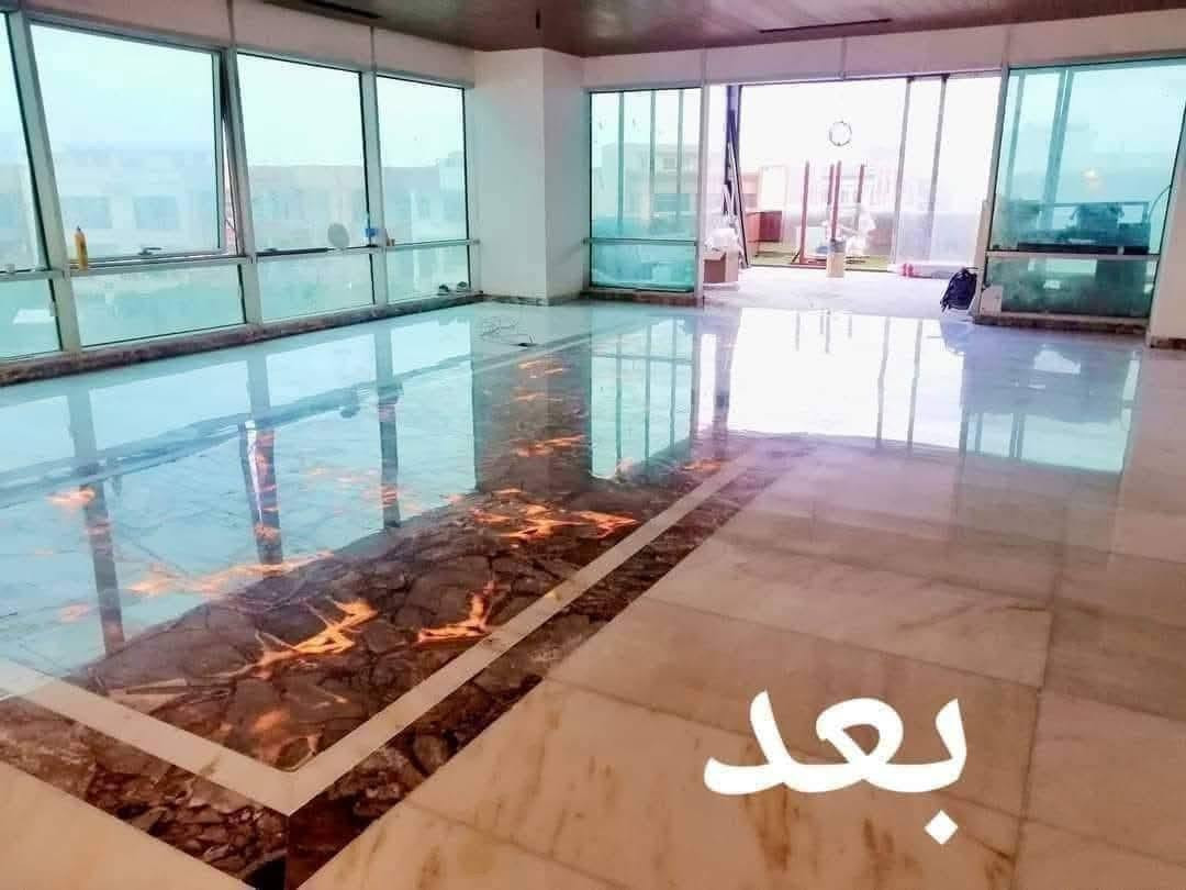 ‏‪جلي الموقعي كافه الارضيات وصيانه الارضيه خدمات تنظيف و جلي موقعي و نانو سيراميك 
👌 مرمر كرانيت كاشي بورسلاين دروجه صبه كونكريت صب موقعي  جميع الارضيات 
✅ سرعة في الإنجاز 
✅ دقّة في المواعيد 
✅  أسعار مميزة
✅الموقع  ناصريه شطره نصر رفاعي سواق الشيوخ 
*********** وتساب  ❤❤❤❤😘👆👆👆 ناصرية, ذي قار

نص مكتوب في الصور:
- قبل
- بعد
- بعد قبل