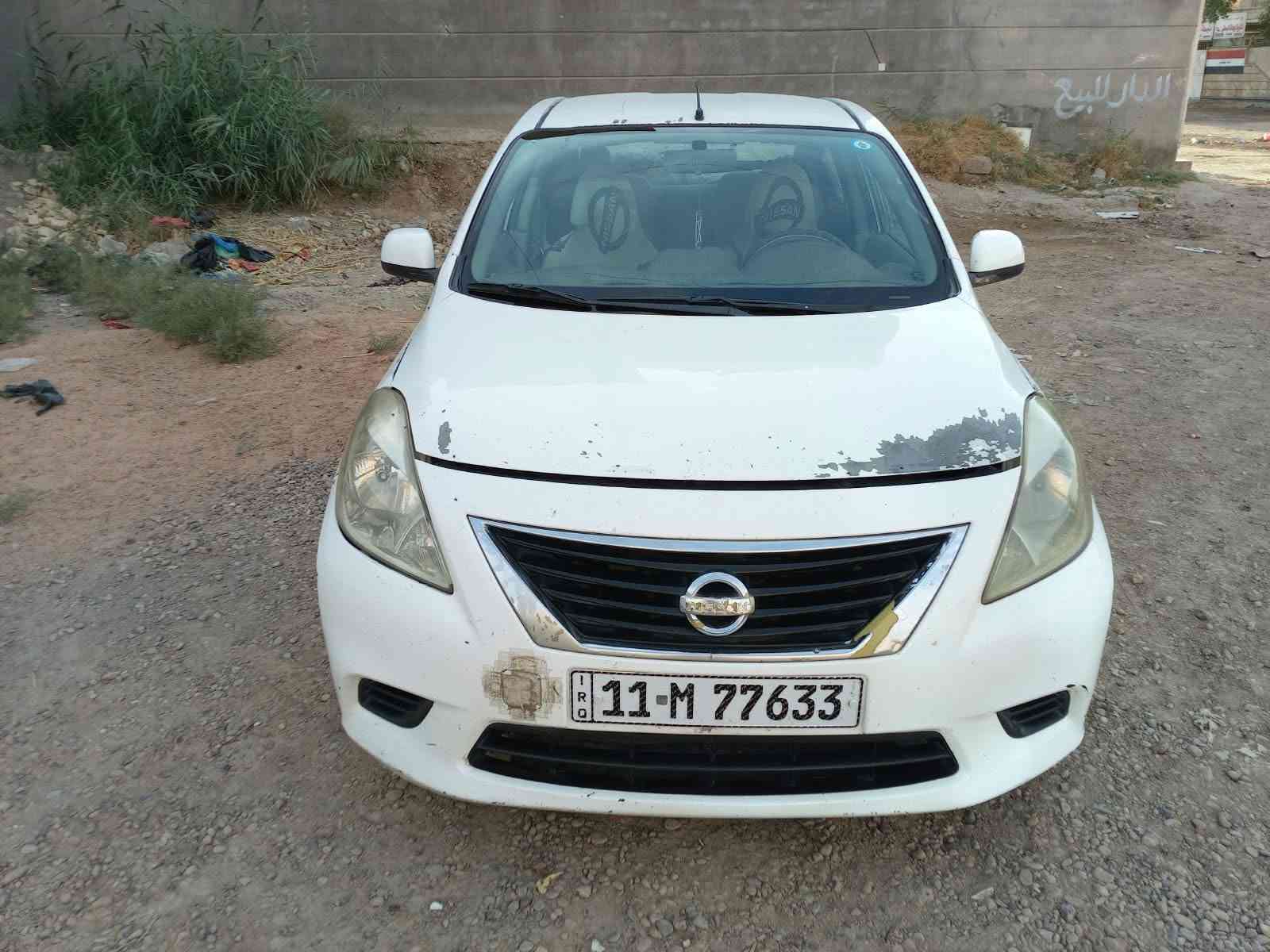 للبيع نيسان سني هندي موديل 2013
بأسمي رقم بغداد دولي 
سنوية جديدة لسنة 2031 هزه جديده 
المكينة في حالة جيدة گير اوتوماتيك جيد جدا 
تبريد شغال بيها 3 قطع صبغ 
السعر المطلوب 77 ورقة وبيها مجال للطيبين 
مكاني بغداد 
ابو محمد 
رقم الهاتف / ***********

