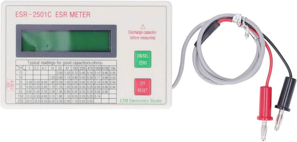 للبيع📢:جهاز ESR-2501C ESR METER الأصلي من شركة EZM Electronics Studio

الجهاز الأقوى لفحص المكثفات وتحديد التالف منها بكل سهولة😍

📌 أهم مميزات الجهاز:

✅فحص داخل الدائرة: فحص المكثف مباشرة دون الحاجة لرفعه من البورد (In-Circuit).

✅شاشة LCD واضحة: لقراءة القيم بدقة وسرعة.

✅جدول مرجعي: مطبوع على الواجهة لمعرفة القراءات السليمة للمكثفات بمختلف سعاتها وفولتيّاتها.

✅سهل الاستخدام: يحتوي على أزرار تصفير (ZERO) وإعادة ضبط (RESET) لضمان دقة الفحص.

✅ قياس ESR و DCR: وضعان للقياس لفحص المكثفات وكشف دوائر القصر.

✅ معايرة تلقائية للصفر: دقة عالية في القراءات (النطاق: 0-25 أوم).

✅يأتي مع أسلاك الفحص (Probes) الأصلية

✅ حماية من الجهد الزائد وإيقاف تلقائي: للحفاظ على الجهاز وتوفير البطارية.

✅ حجم صغير وخفيف: (125 × 80 × 32 مم) سهل الحمل والتنقل.

🚚متوفر توصيل لجميع محافظات العراق🇮🇶

📥للطلب او الاستفسار يرجى مراسلة الصفحة خاص او على الواتساب/ ‭***********‬

#العراق #بغداد #إلكترونيات #صيانة_إلكترونيات #جهاز_فحص_المكثفات #ESR_Meter #للبيع #توصيل_لجميع_المحافظات #فني_إلكترونيات #أجهزة_قياس #سوق_العراق

نص مكتوب في الصور:
- Repair and soldering
- LED patching
- SMT patching
- Smart shutdown Suitable for capacitance detection DC measurement available