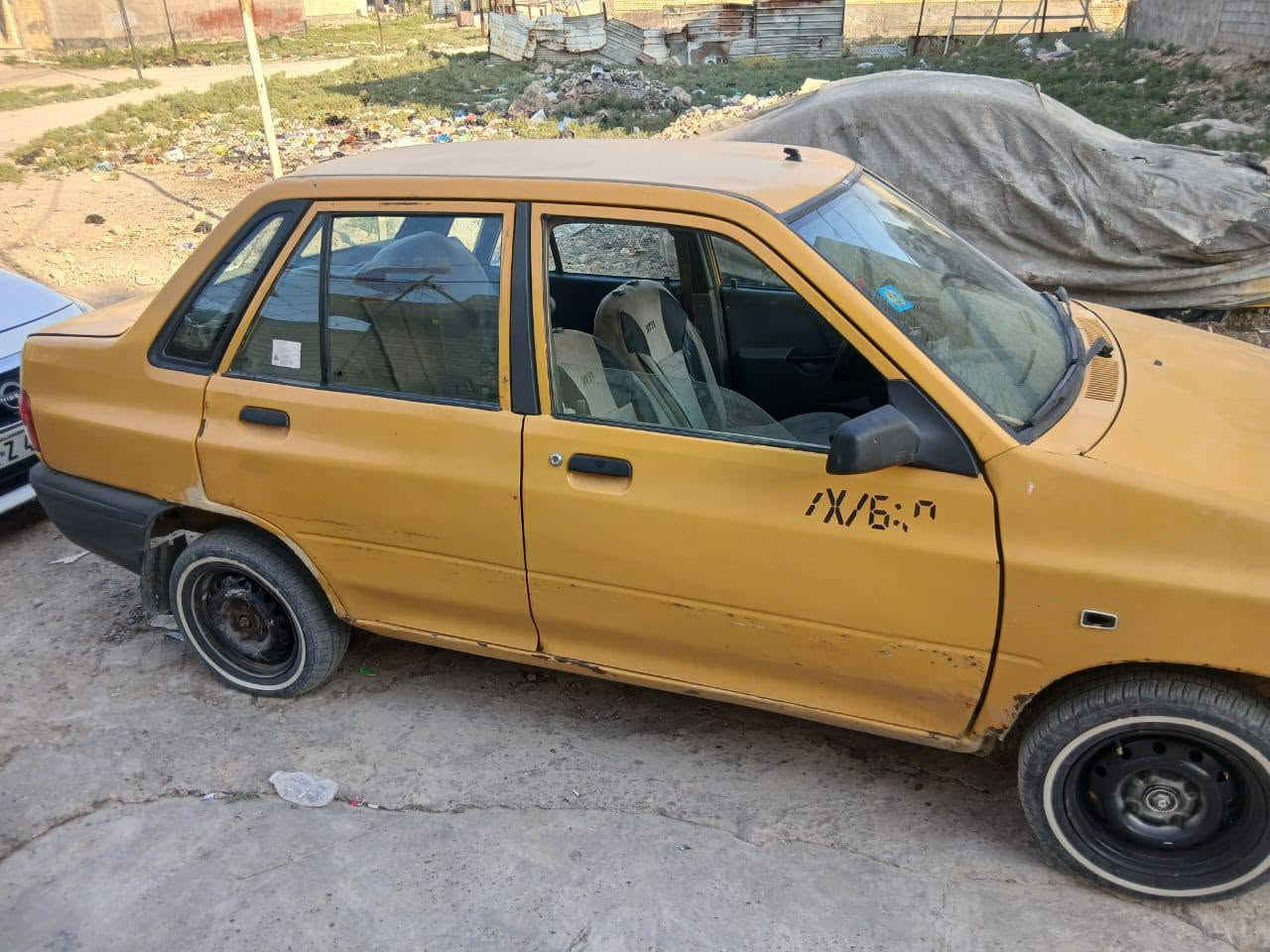 السلام عليكم سايبا ١٢ كير ومكينه  وصدر جدد .مدوشمه السياره رقم بغداد انكليزي  مصفره هيئه غرامات تحويل ثان يوم
السعر ١٥ ورقه وبيه مجال
مكاني بغداد الغزاليه رقمي
*********** 
***********
