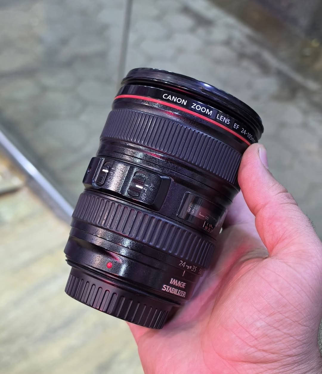 كانون 24-105 • الرنك الاحمر • نضافه