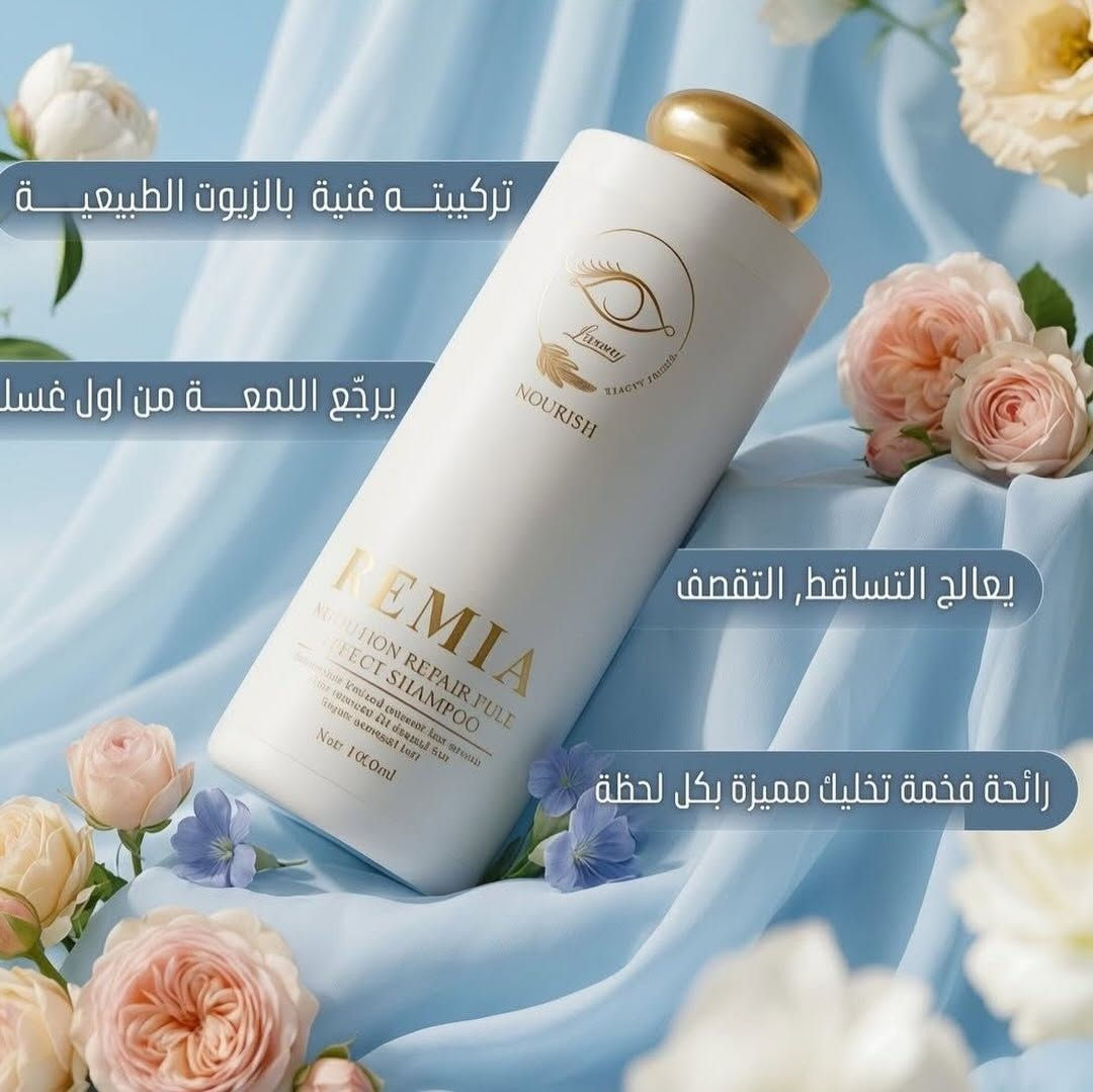 شامبو "ريميا":
شعرچ يتساقط وما تعرفين شنو السبب؟ 😔
اغلب الوكت المشكلة تكون بنوعية الشامبو اللي نستخدمه، لأنه لازم يكون غني بمواد طبيعية تغذي الشعر مو بس تنظفه.
شامبو REMIA يعالج التساقط والتقصف، ويرجّع اللمعة من أول استخدام، بتركيبة فيها زيوت طبيعية وريحة فخمة تخليچ تحسين بفرق من أول غسلة.
جربيه وشوفي الفرق بنفسچ ✨
متوفر بـ"كوزمتك ياسمينا" - موصل، حي الغفران
📞 ***********
شنو أكثر مشكلة تعانين منها بشعرچ؟ خبرينا بالتعليقات 👇

#مكياج #مستحضرات_تجميل #ميكاب #سكينكير #العناية_بالبشرة #العناية_بالشعر #شامبو #تساقط_الشعر #العناية_بالشعر #بيوتي #مكياج_يومي #جمال

