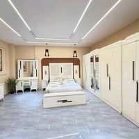 السعر // مليون فقط 😍  🔅تفاصيل الغرفة المرمري  ....  خارج ٤ملم ام دي اف...