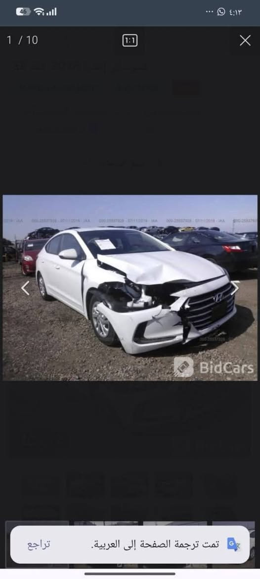 🛑 مراوس كورلا
الانتره 2018 وارد أمريكي قطعتين صبغ فقط محرك 2000دوش كير ATالمرغوب تحكم استيرن نظام ايكو اقتصادي شاشه ذكيه ثلاث انضمه قياده
تايرات جدد كهربائيات بلاديه
مواصفات السياره معروفه وخير من الله
العنوان بغداد الشعب
رقم الهاتف *********** واتساب

نص مكتوب في الصور:
- HONOR X9c Smart
- 1 / 10 BidCars تمت ترجمة الصفحة إلى العربية. تراجع
- 46 4:14 3 / 10 1:1 X BidCars