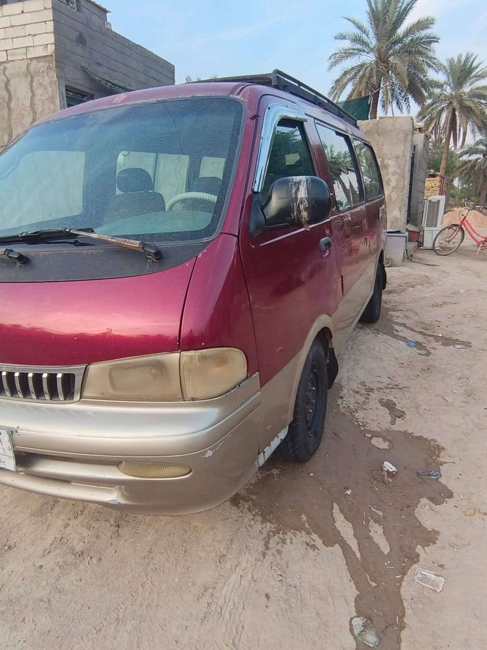 بريجو موديل 96 مكينة. بيها خيط بخار حدادية تخم تاير سيارة جاهزة داخل جديد السعر 43 وبيها مجال بسيط *********** مكاني حلة
