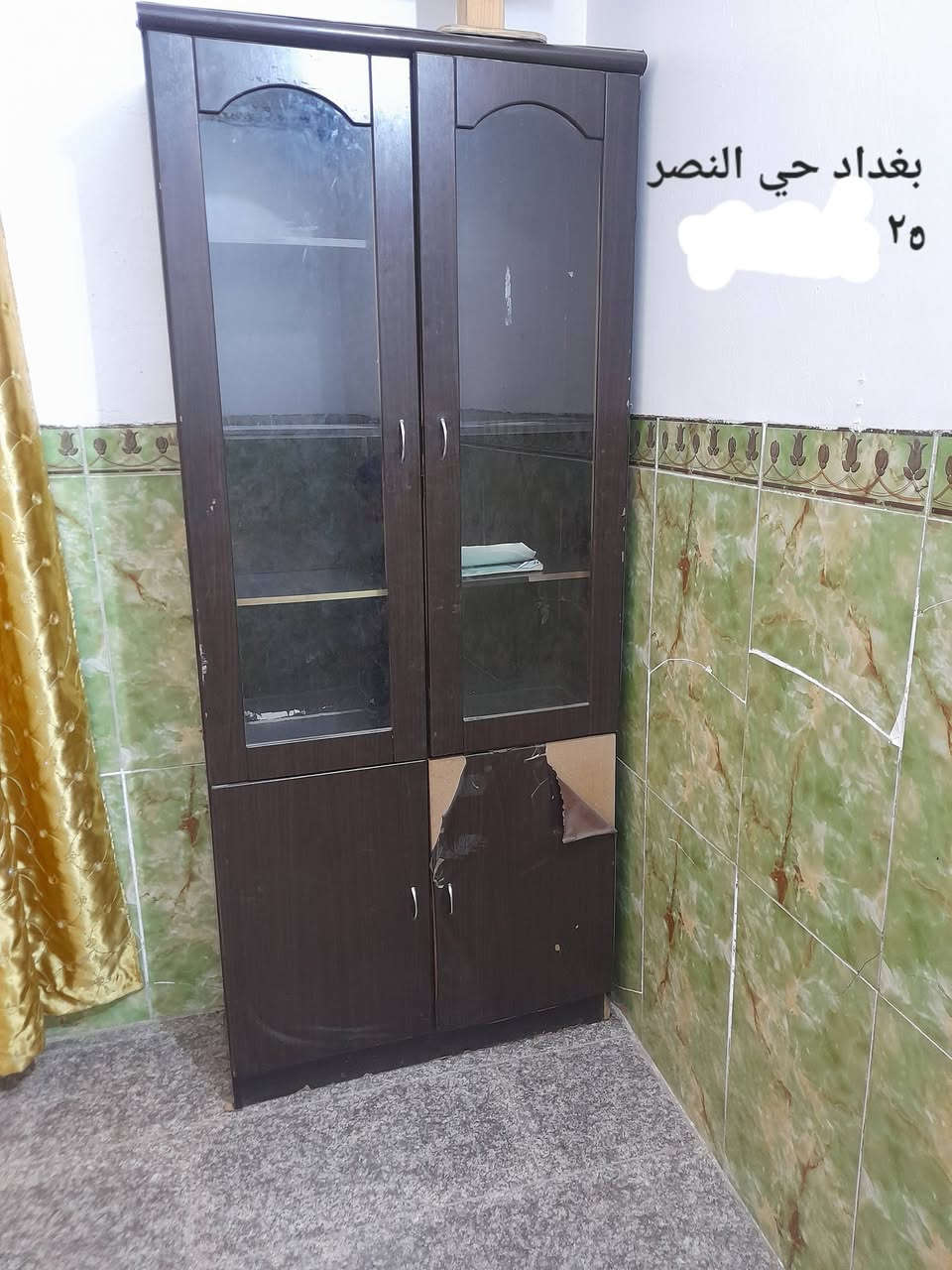 لا توجد تفاصيل

نص مكتوب في الصور:
- بغداد حي النصر ٢٥