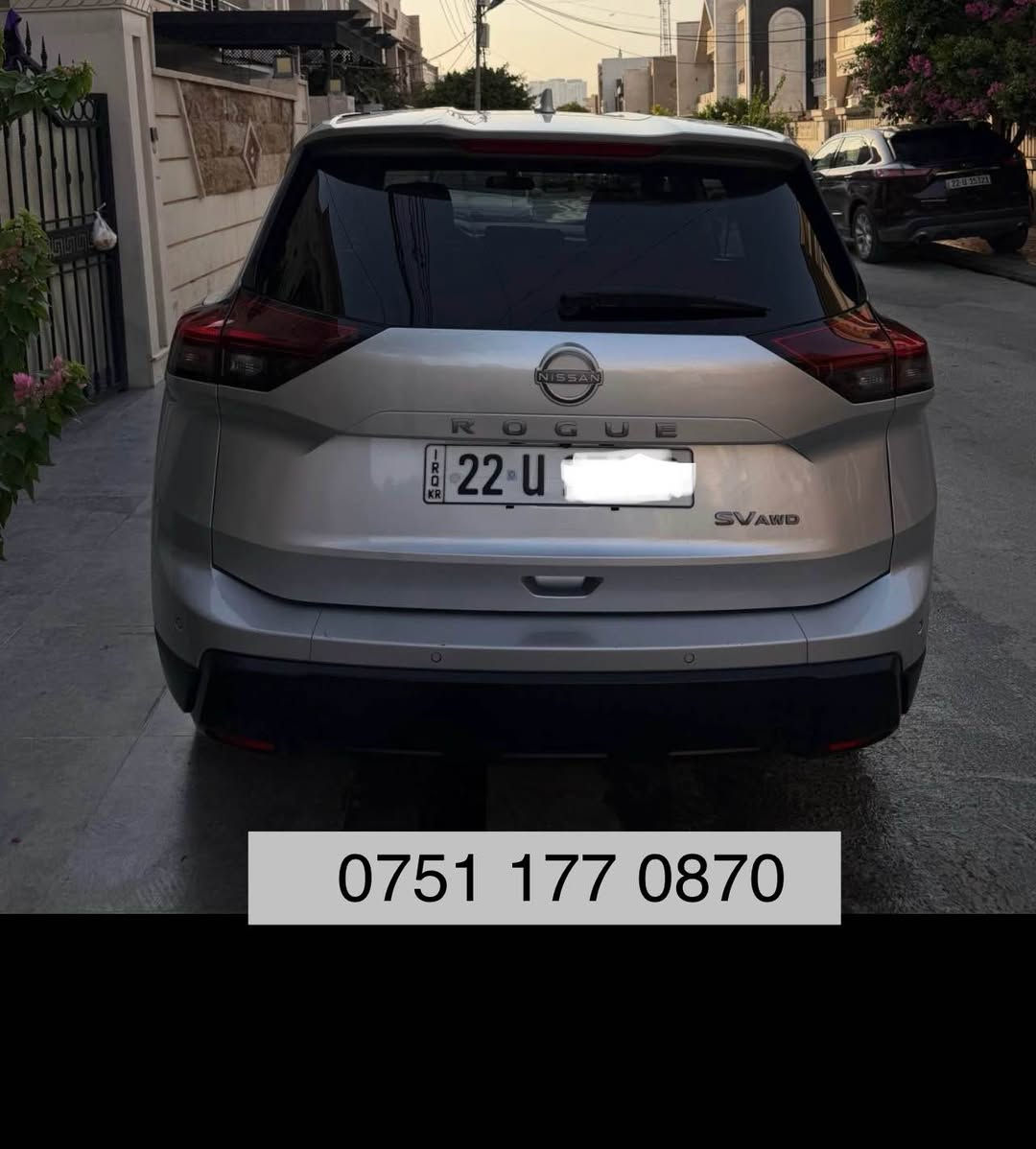Nissan Rogue 2024  SVawd شکڵ نوێ 
سعر🔥🔥🔥 136$ مجال 
***********
نیسان روگی شکڵ نوێ جدید فوول مواصفات تەنها پانوراما نیە
سەیارەکە رەقەم اربیل بەناو خۆمە هەمو شتیکی تازەیە تحویل وەکالە  بەشەرت
بصمە شغال  سندوق شفط دبل اکسل گێر ماوس و وویل کرۆم ۱۸ ئینج و تەبرید لمس و مەرکەزی و کوشن کارەبای شاشە ایپادو لمس گێر لەسوکان و کوشن مخمل و
پاشو پێش لیدو زینۆن وهەرچوار دەرگا بصمە
‎راداری پێش و دواوەو ئۆتۆ ستۆپ وخەتی جادەو ئاوینە 
‎اشارەت و صماعە بۆسس و سێ مۆدی لێخورین
تاقم تایەی لۆک پاتری لۆک
چملاغ دەرگا بۆیاغە بێ ناو گرتن پێشی کامل بیلادە رادیتر بیلاد شاصی بدەنە هەموی بەشەرت نوکتەی نیە
بەردی گزۆز رادار بوابە  هەمووی بەشەرت 
رەقەم اربیل تحویل وەکالە بەشەرت 
‎گێرو مکنیەو کارەبای هەموی بەشەرت دینار مسرەفی نیە
شوێن اربیل🩸
تکایە کریار نیت سەرمان مەهێشێنە لەگەل رێزم رانية, السليمانية

نص مكتوب في الصور:
- ***********