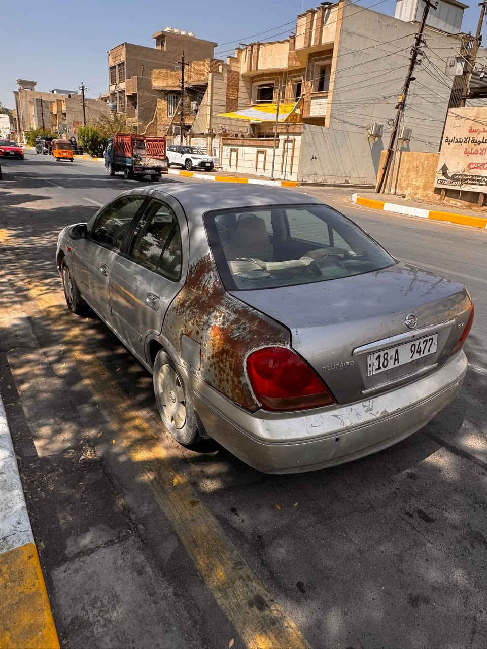 نيسان سني ياباني فئة بلوبيرد 2004
كير مكينة كفالة  المحرك 1800 

تبريد شغال 

كير اوتماتيك جام كهربائي 

الكشر شوفت العين 

ضربتها جنطة وجاملغ

بدون دواخل 

 سنوية لـ2029 بأسمي شرط التحويل

رقمها بابل دولي تحويل بأي مكان

السعر 65 مكاني بغداد الامين الثانية 

واتساب ***********
