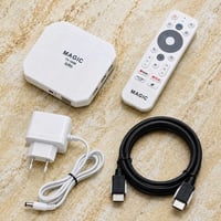 ماجيك A100 • أندرويد TV 14 • كامل الملحقات