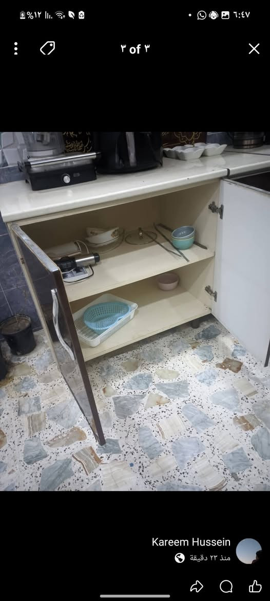 كاونتر خشب مناسب ١٠٠ مدينه الصدر ***********
