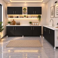 كاونتر MDF خشب مترين ارضي وملحق مع سنك متر و٢٠ مرمر . ♥️♥️السعر 280 ال...