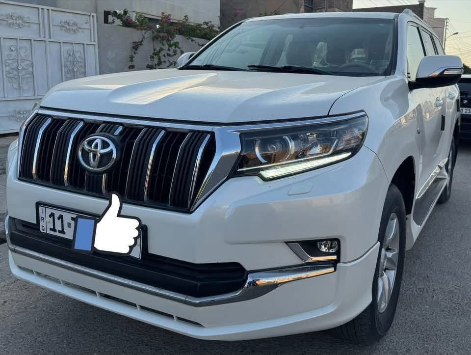 تويوتا لاندكروزر برادو (Toyota Land Cruiser Prado) للبيع
المواصفات والتفاصيل:
 النوع: تويوتا برادو (وارد SAS)  
 اللون: أبيض صدفي  
 المسافة المقطوعة (المشي): 28 ألف كم فقط
 الحالة العامة: بحالة ممتازة جداً زيرو.  
 المواصفات الداخلية:
 شاشة عرض لمس + كاميرا  
 تحكم مقود  
 فتحة سقف  
 دواخل بيج مع تخشيب أنيق  
 كراسي مغلفة بحالة ممتازة  
 المواصفات الخارجية:
 سبولر خلفي  
 حساسات  
 إسبير علاق  
 ويل كوروم الأصلي  
 المكان: الانبار - الرمادي
 السعر: 420 ورقة
للتواصل والاستفسار:
 رقم الهاتف: ***********
