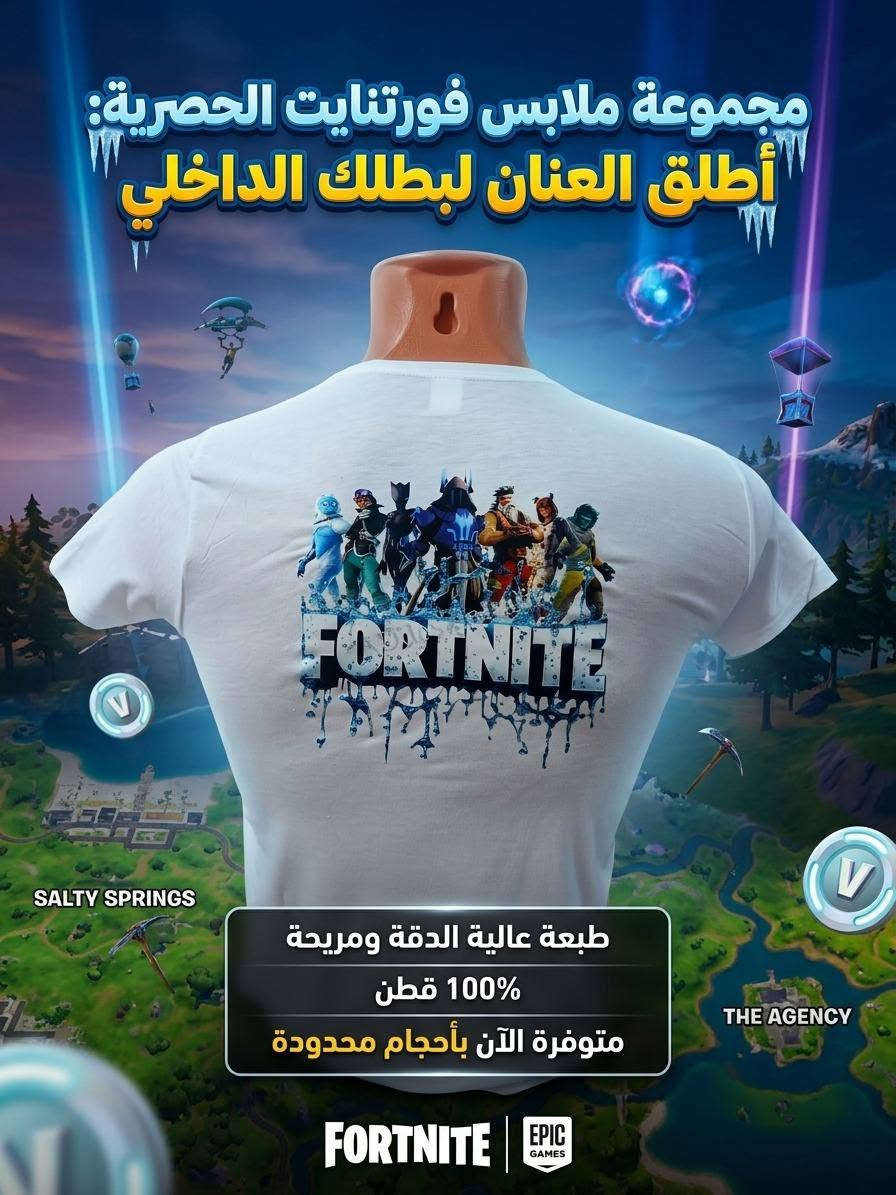حصريا لمحبي الالعاب تصاميم طبع على التيشرت او الشفقة حسب الطلب اختر تصميمك بنفسك واترك الباقي علينا متوفر بكافة القياسات اللون ابيض او اسود حسب الرغبة
حصريا لمحبي الالعاب تصاميم طبع على التيشرت او الشفقة حسب الطلب اختر تصميمك بنفسك واترك الباقي علينا متوفر بكافة القياسات اللون ابيض او اسود حسب الرغبة كما متوفر طبع لكادر القاعات الإلكترونية
 للتواصل واتساب *********** 
واذا تريدتشوف النماذج معروضة 
 بمكتب اسعد ومهند/ الزهور عمارة الاجهزة الإلكترونية
