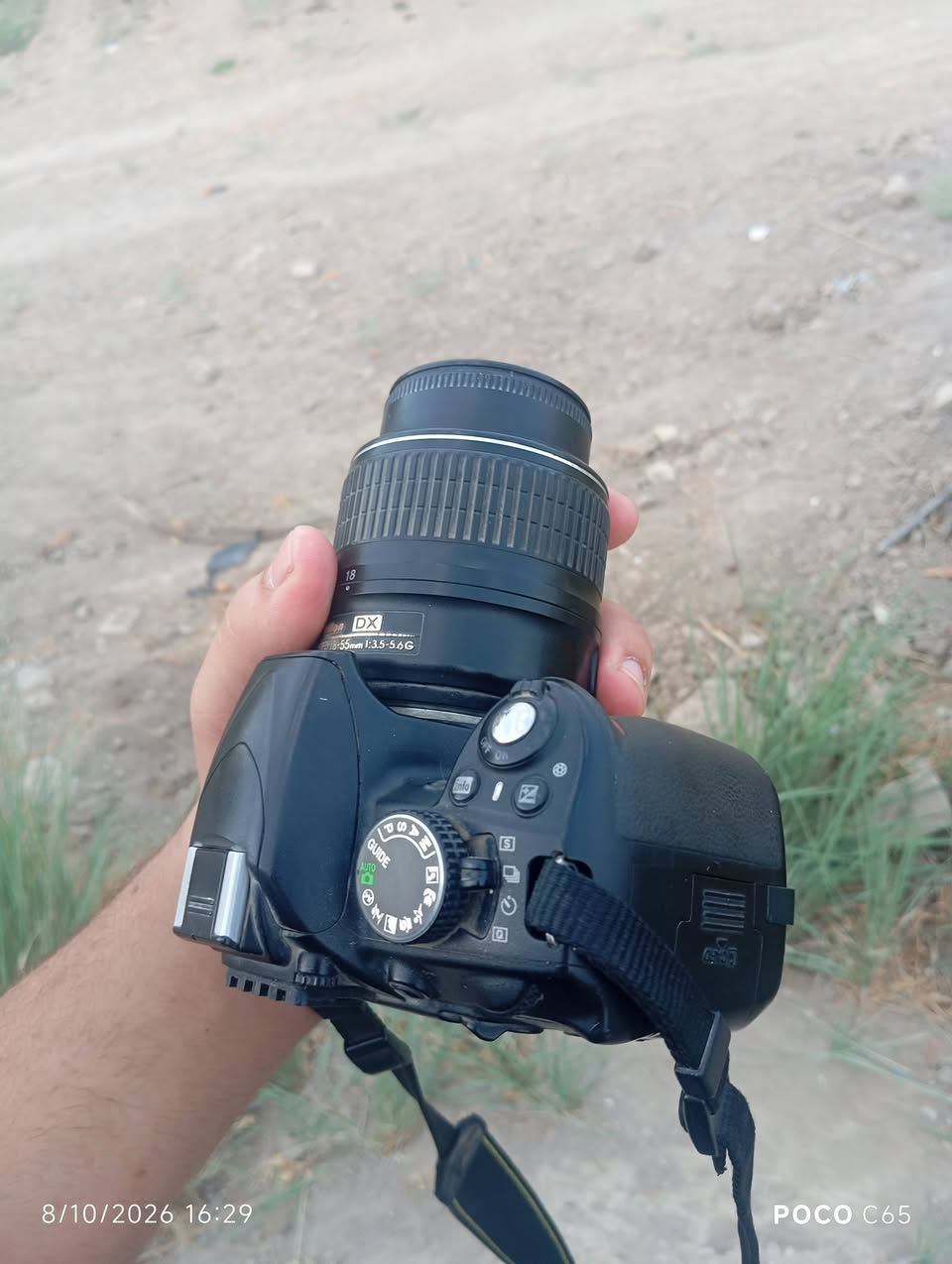 Nikon D3100 • عدسة 18-55 VR • نظيفة