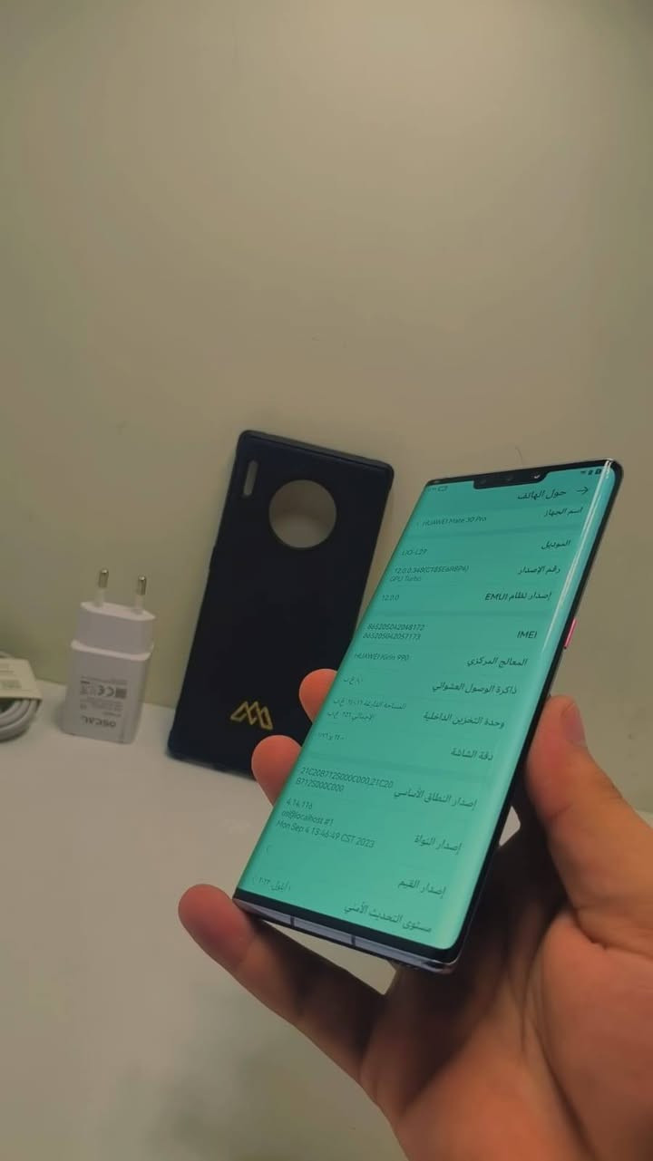 📱 هواوي Mate 30 Pro للبيع

🔹 الرام: 8GB
🔹 التخزين: 256GB
🔹 المعالج: Kirin 990
🔹 الشاشة: OLED قياس 6.53 إنچ بدقة FHD+
🔹 الكاميرات الخلفية: 40MP + 40MP + 8MP + 3D TOF
🔹 الكاميرا الأمامية: 32MP + 3D TOF
🔹 البطارية: 4500mAh
🔹 الشحن السريع: 40W
🔹 مقاومة الماء والغبار: IP68
🔹 الجهاز نظيف جداً واستعماله قليل جداً
🔹 وياه شاحن + كيبل + كفر

💰 السعر: 300 ألف فقط

🚚 التوصيل داخل وخارج المدينة
🔥 فرصة ممتازة للي يريد جهاز فلاجشب بسعر مناسب

رقم الهاتف ***********
