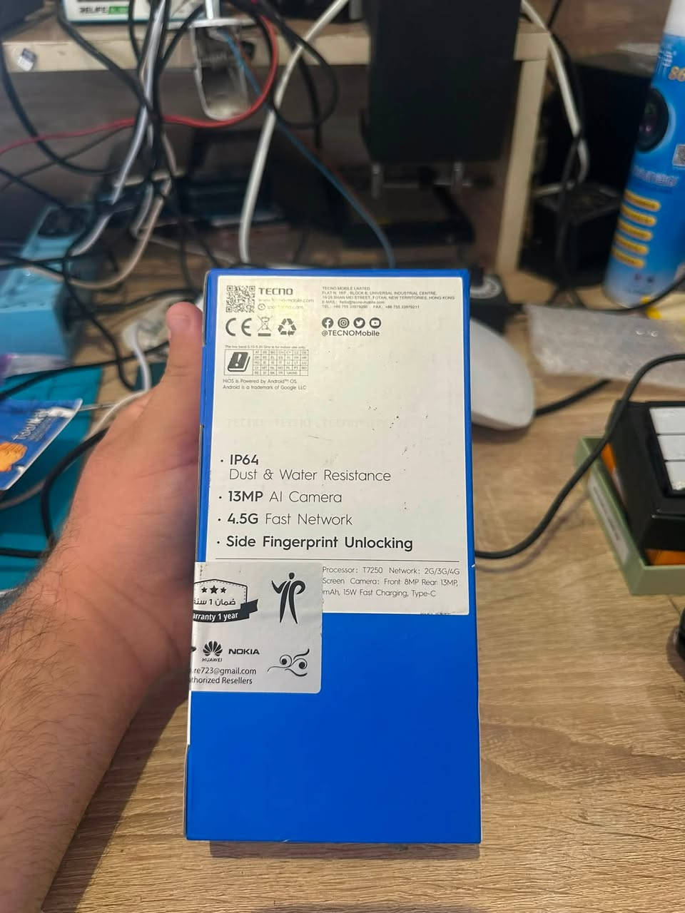 جهاز spark go 3 مستعمل فقط يوم واحد
مواصفات جهاز 
ذاكرة 128 
رام 8
شاشه 120 هرتز 
يشغل ٩٠ فريم 
السعر 215 الف 
للتواصل ***********
