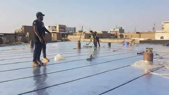 مستعدون لتغليف الاسطح بماده #ايزوكام***********
مميزات لباد الايزوكام 
يغنيك عن استخدام المواد التاليه
التراب ،الفلين' النايلون،البراميل ' الزفت 'الرمل' الماستك الاشتايكر'
خفيف الاحمال على السطوح القديمه والجديدة
مانع للرطوبة ومقاوم لاحرارة والبرودة ولايمكن للماء النفاذ خلاله 
ضمان لمدة 10سنوات 
اقتصادي وباسعار مقبوله 
مقاوم للتمزق والضغط
سريع التركيب 
علمآ لدينا كادر متخصص في هذا المجال للاستفسار  أو  وهذه الصور نماذج من اعمالنا في البصره ***********

#مكتب الصادق لتغليف السطوح
