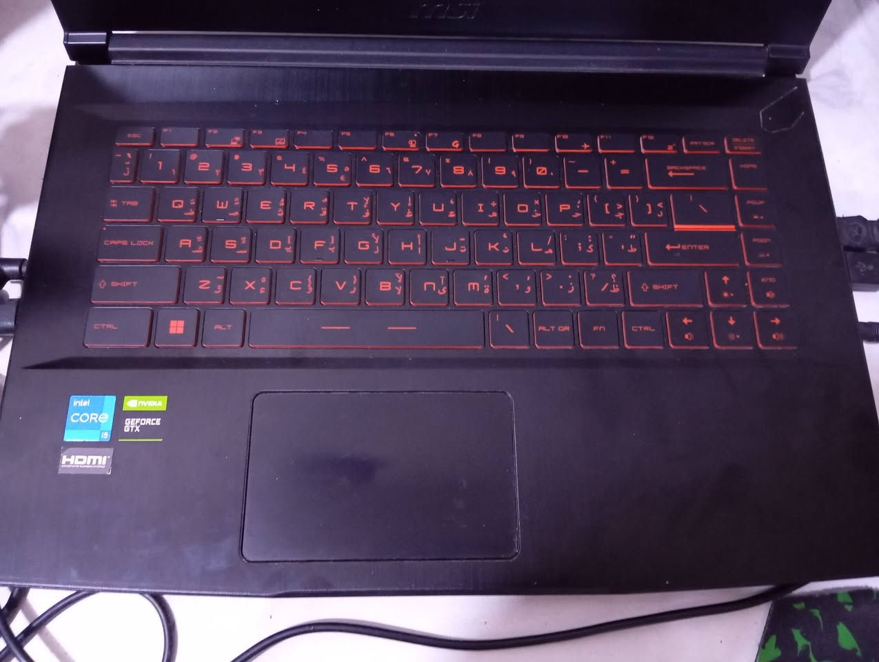 السلام عليكم
لابتوب MSI GF63 Thin

 للبيع استخدام قليل

نظافة 100%

💻 المواصفات:

الشاشة: بحجم 15.6 بوصة بدقة FHD (1920×1080) من نوع IPS

معدل تحديث 144Hzمعالج (CPU): Intel Core i5 جيل 11 i5-11400H كرت الشاشة (GPU): كرت منفصل من NVIDIA  GTX 1650 بسعة 4GB

الذاكرة العشوائية (RAM):8GBمن نوع DDR4، وقابلة للترقية

التخزين: هارد فائق السرعة SSD NVMe M.2 بسعة 512GB وقابل للتطوير

لوحة المفاتيح: تتميز بإضاءة خلفية باللون الأحمر

شاحنة اصلية مال الوكالة

بالإضافة إلى سماعات خارجية وماوس وكيبورد خارجي اني مشتريهن

السعر 820

مكاني بغداد

للتواصل *********** متواجد فقط على الواتساب
