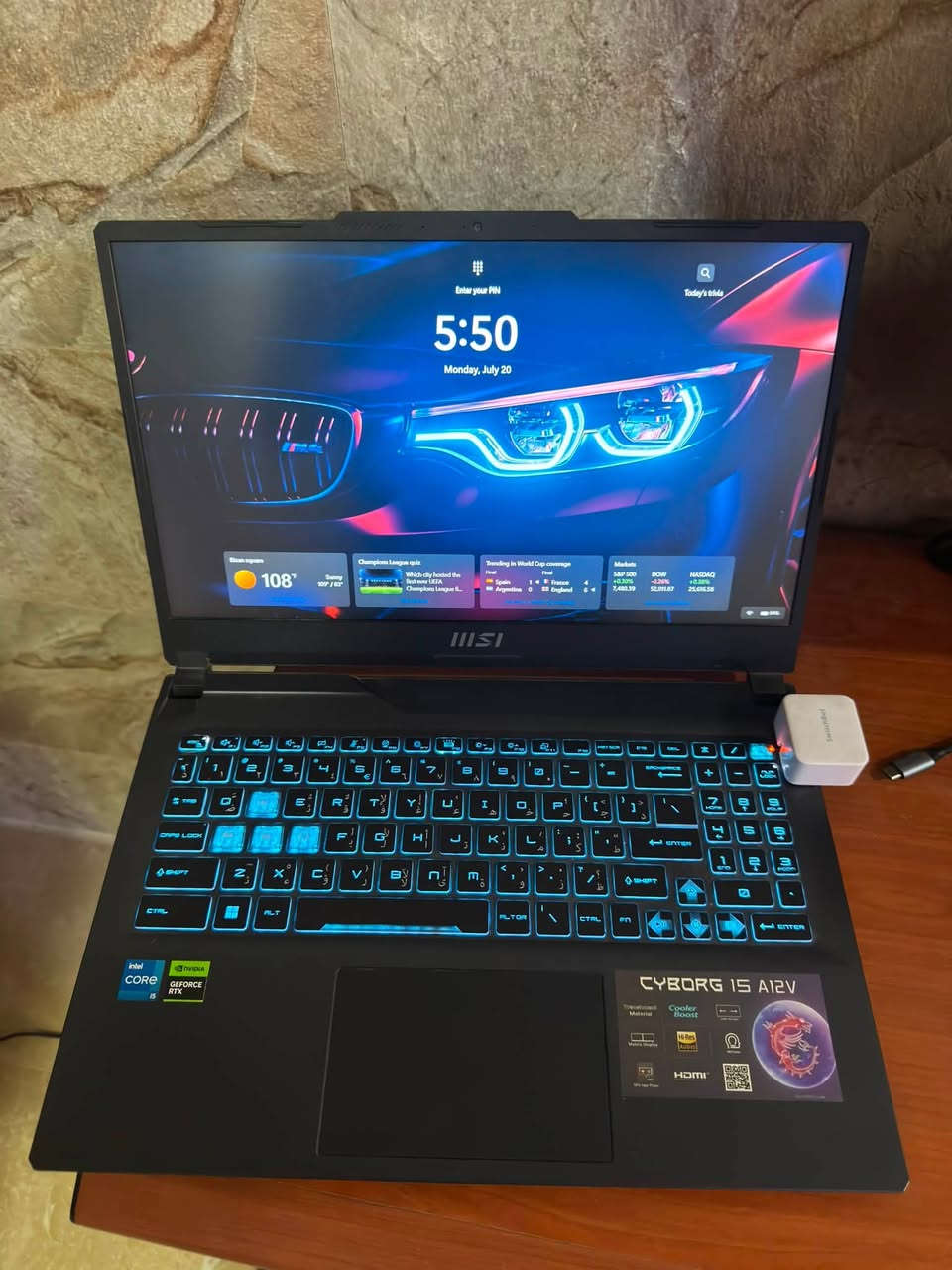 لابتوب للبيع
Msi cyborg 15 A12V
المواصفات
Core i5 12th
Rtx 4050 6GB
Ram 2x8 ddr5 4800mhz
Ips 144hz 1080p
كيبورد ضوئي
ابيع بدون هارد
يعني تشتري الهارد اليناسبك وتستعمله طبيعي
الابتوب كامل وجاهز حتى شخط مابي وكارتونه وشاحنه اصلية موجودين
بطاريته البلادية لهسه مامبدله
السعر 950 الف
مكاني موصل
للتواصل 
***********
