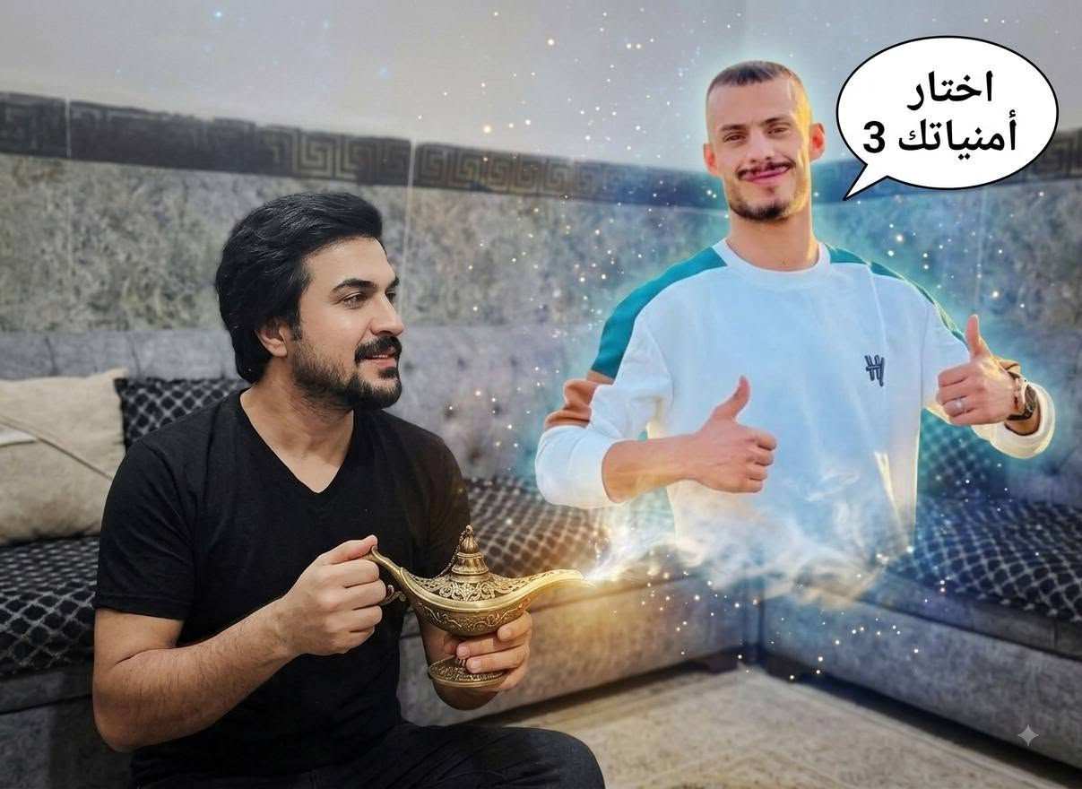 العنوان البصرة العالية قرب حسنية الحلاف شارع 16 ***********

نص مكتوب في الصور:
- اختار 3 أمنياتك
