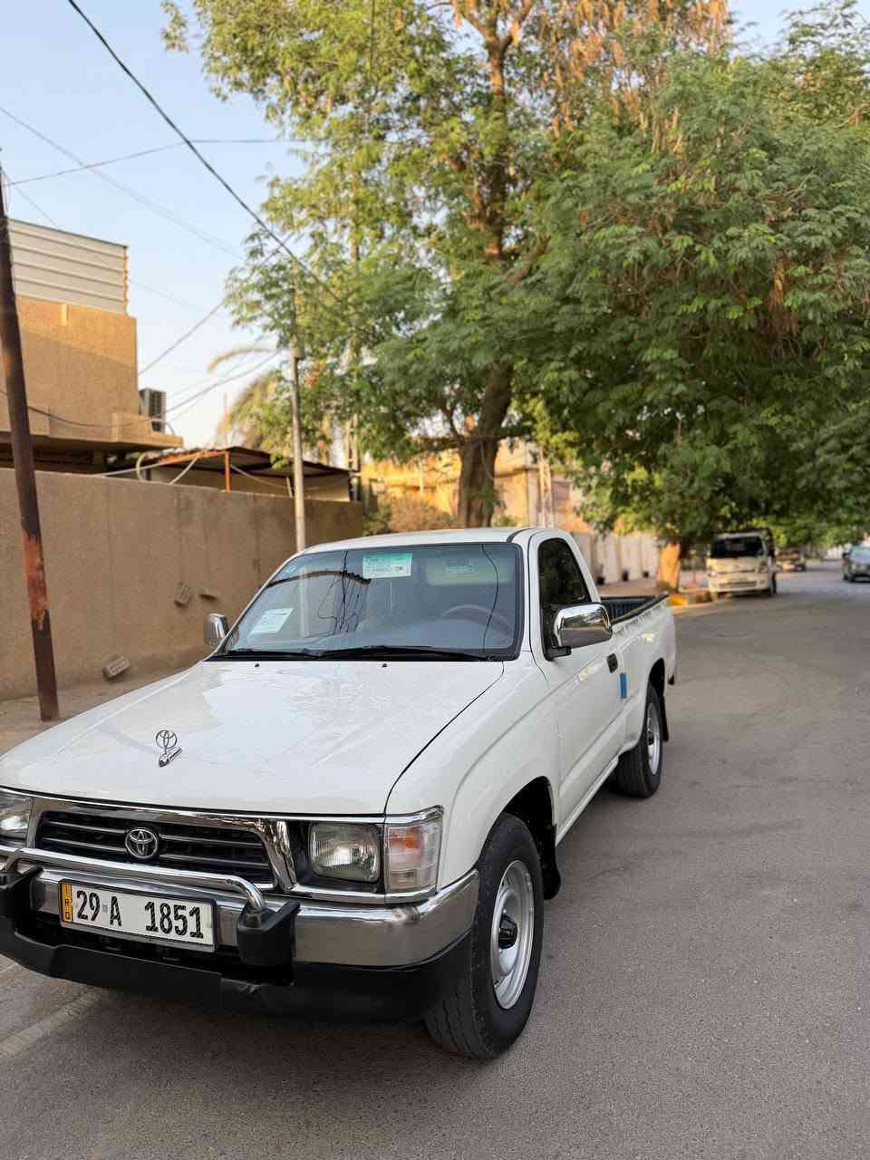 السلام عليكم
فلاحي 2001 
رقم واسط دولي سنويه٢٠٣١ تحول مباشر
مكينه كير أكسل شاصي تخم تاير تبريد  تدفئة كهربائيات كله مكفول 
سياره بيها رشات صبغ ابيع مصبوغة حزام (اكفلها لغود وشواصي وتكم وحادث) 
مكان سياره واسط الصويره 
سعر سياره 78$ وبيها مجال حق جيه 
للاستفسار.***********
أو وتساب
