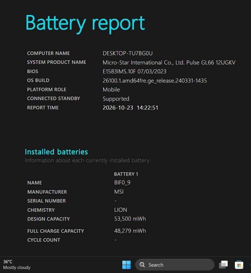 MSI Pulse GL66 • RTX 3070 8GB • i7-12700H
