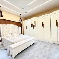 السعر // مليون فقط 😍  🔅تفاصيل الغرفة المرمري  ....  خارج ٤ملم ام دي اف...
