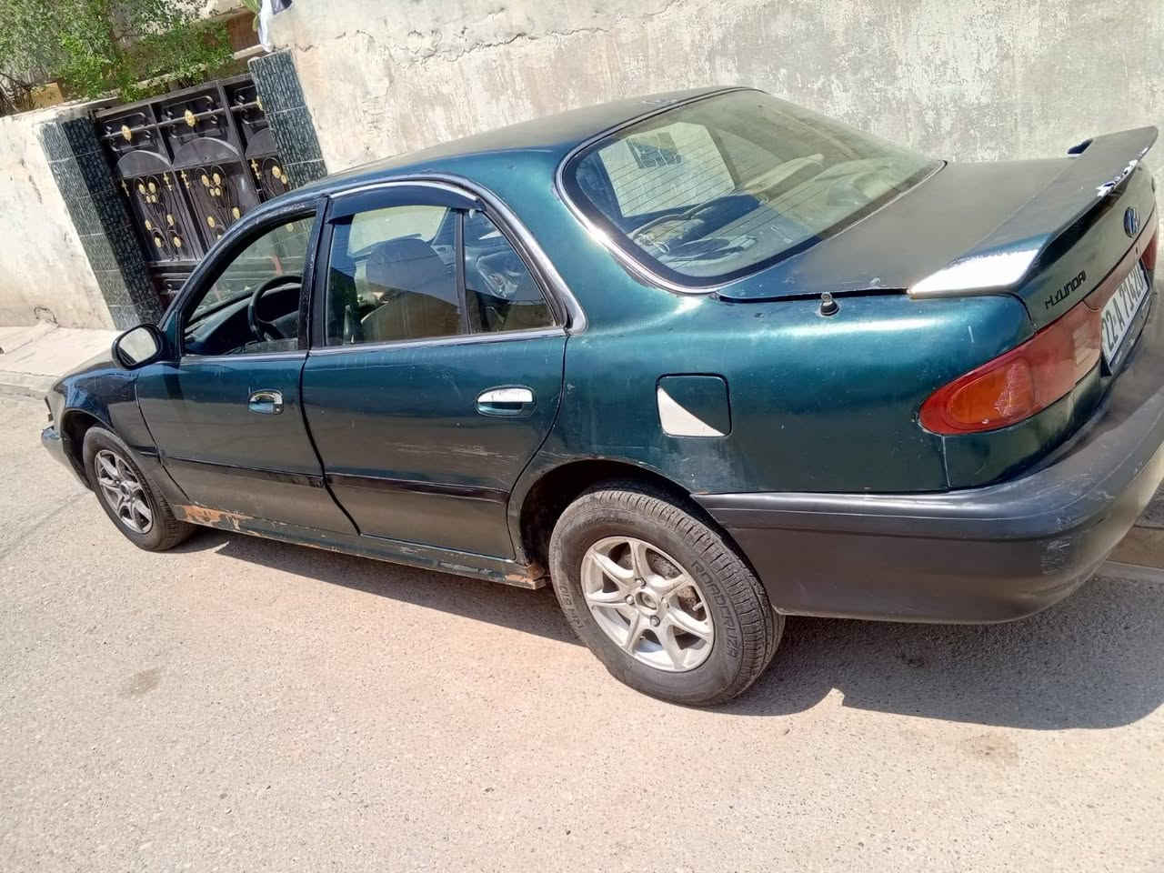سلام عليكم سوناتا للبيع مديل ١٩٩٤ رقم انكليزي بسمي بدون ضربه محرك ياباني حاويه تخم تاير سعر ٢٨ وبيهه مجال مكان ديالي الوجهيه سفسار ***********
