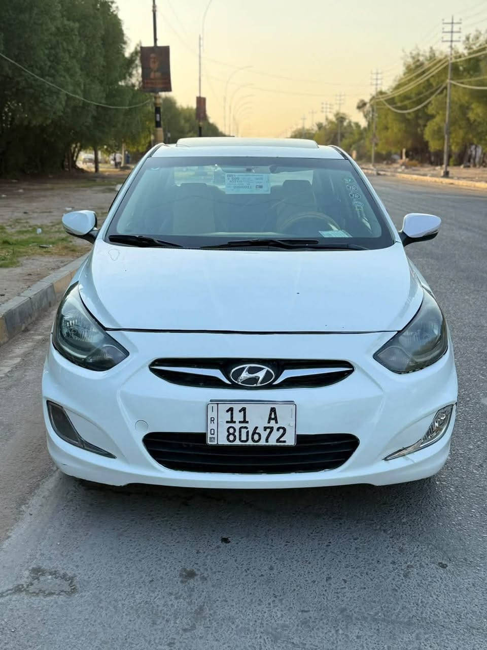 سلام عليكم سياره اكسنت  موديل ٢٠١٢ خليجي فول مواصفات فتحة قطعتين تبريد حجم مكينه 1600 سيارة بيها مكانات صبغ أبيع حزام صبغ مكفولة من ضربه ( عنوان كربلاء يم مشفى مهندس) سعر 74 ورقة بيها مجال بسيط حق الجية بس اتصال واتساب   ***********
