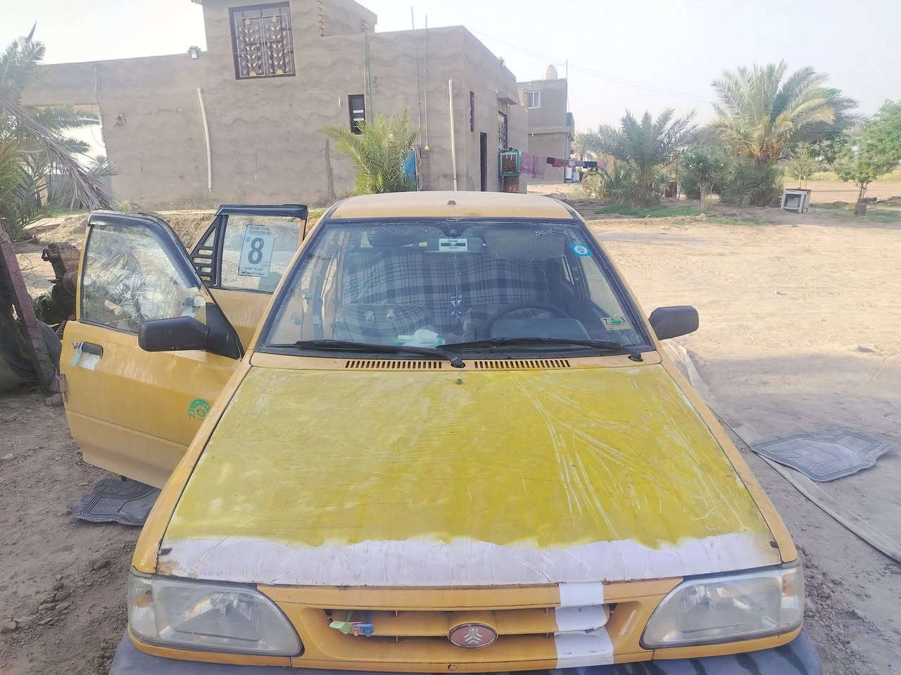 موديل 8رقم بغداد إنكليزي مشروع وطني بسمي مصفره هيئه غرامات كير خير من لله محرك بيه صرف 
شواصي نصاف تايرات زينات مسجل لايت عالي ناصي عضمتها حلوه كاعده مكفولة من صبغ وضربه وتبديل دوشمه نضيفه سعر ٢٥ بيها مجال مكاني بابل ***********
