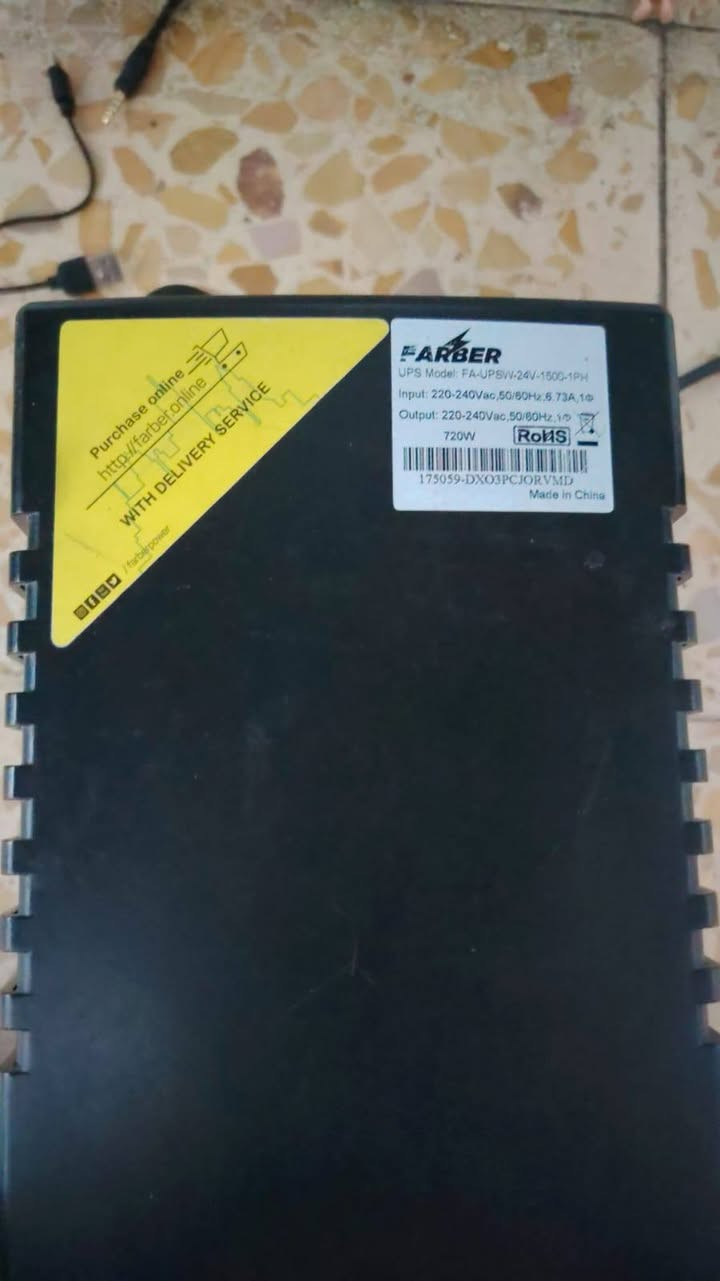 السلام عليكم مكلف في النشر
ميز RGB مرتب
و
UPS 1500 FARBER
سعرهم ثنينهم 175 الف
مكان بغداد
الرقم ***********

