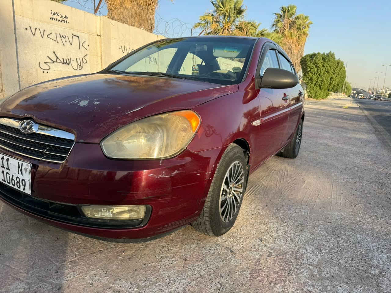 للبيع 
اكسنت 2008 خليجي 
سونار موضح بالصور 
كير محرك تبريد خير من الله 
رقم بغداد دولي تحويل مباشر 
سنوية جديدة 
السعر 78 وبيها مجال 
مكان السيارة بغداد ساحة عدن
للتواصل 
***********
