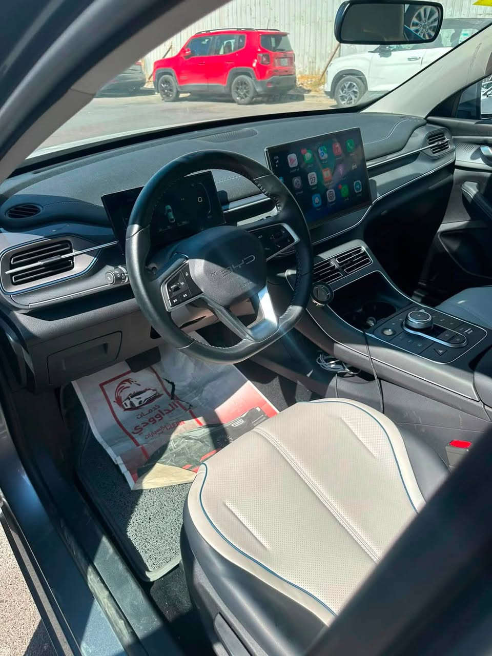 BYD C5
موديل السيارة : 2025 
 اللون : رصاصي 
ماشيه : 1900
رقم بغداد والعنوان بغداد 
السعر المطلوب $135 وبيها مجال بسيط 
رقم الهاتف ***********
