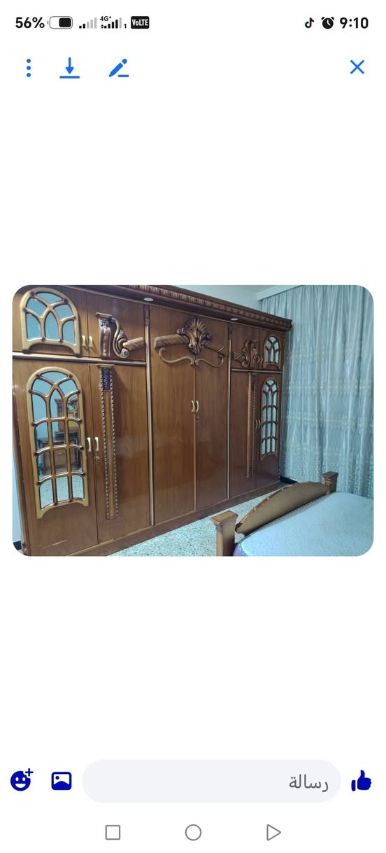 السلام عليكم خويه العزيز من رخصة صاحب الكروب المحترم عندي غرفة نوم صاج عراقي تسكام للبيع في بغداد الدورة للاستفسار التواصل على *********** سيد سعد معروضة ١٢٥٠مليون وبيه مجال ووياها دوشك هديه والغرفة ٧قطع تسكام موسوكيه ماخذها ٣٥٠٠مليون
