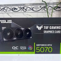 ASUs tuf gaming 5070 12GB OC EDITION *NEW  جديد عير مستخدم  وصل الشراء...