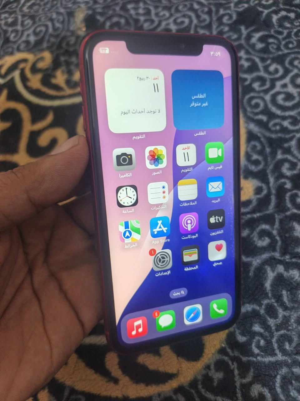 آيفون XR • ٦٤ • بصمة الوجه مشكلة