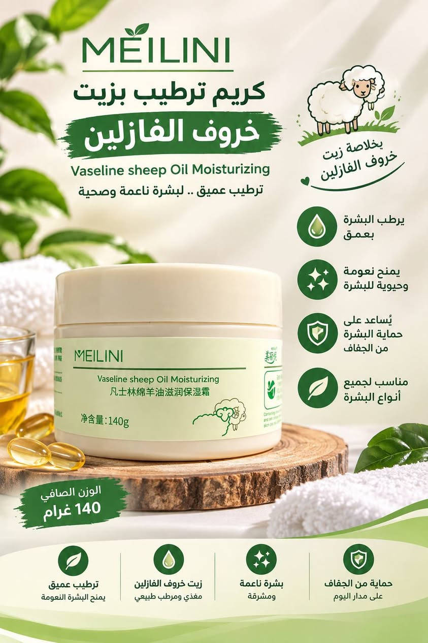 كل القطع الي متوفره ع الفين القطعه 
راسلونا واتساب ***********

نص مكتوب في الصور:
- YAPING 雅屏 كريم العناية بالبشرة بفيتامين C + الأستازانتين لأن بشرتك تستحق الافضل مواصفات المنتج يحتوي على فيتامين C يحتوي على الأستازانتين تركيبة مخصصة للعناية بالبشرة الوزن: 100 غرام يساعد على ترطيب البشرة ومنحها مظهرا أكثر نضارة C فيتامين C يمنح البشرة الإشراقة ويعزز توحيد لونها الأستازانتين يحمي البشرة من العوامل الخارجية ويمنحها مظهراً اصح بشرة أكثر نضارة وإشراقاً كل يوم لماذا يجب شراء هذا المنتج؟ لأن العناية ببشرتك مو رفاهية، هي جزء من ثقتك بنفسك. يمنحك مظهراً أكثر نضارة واشراقاً. تركيبة غنية بمكونات فعالة ولطيفة على البشرة. سهل الاستخدام ومناسب لكل أنواع البشرة. سعره مناسب مقارنة بجودته ونتائجه. استثمري في جمالك اليوم .. لأنك تستحقين كل خير قبل بعد الفرق واضح من أول استخدام السعر فقط 3,000 دينار عراقي متوفر الآن للطلب راسلينا واحجزي قطعتك ترطيب + نضارة + حمية عناية يومية لبشرة صحية مناسب لجميع أنواع البشرة
- VANZIHAN جل الاستحمام عطر روماسي ولمسة ناعمة للبشرة رائحة فواحة مزيج من اللافندر والفراولة والبحر تنظيف عميق ويحافظ على نعومة البشرة ترطيب وانتعاش يدوم طوال اليوم مناسب لجميع أنواع البشرة الحجم 500 مل رائحة منعشة تدوم لفترة طويلة تنظيف فعال وبشرة ناعمة ترطيب عميق للبشرة عناية يومية لجسمك Romantic Encounter
- MEILINI
- كريم ترطيب بزيت خروف الفازلين
- Vaseline sheep Oil Moisturizing
- ترطيب عميق .. لبشرة ناعمة وصحية
- بخلاصة زيت خروف الفازلين
- يرطب البشرة بعمق
- يمنح نعومة وحيوية للبشرة
- يُساعد على حماية البشرة من الجفاف
- مناسب لجميع أنواع البشرة
- الوزن الصافي 140 غرام
- ترطيب عميق يمنح البشرة النعومة
- زيت خروف الفازلين مغذي ومرطب طبيعي
- بشرة ناعمة ومشرفة
- حماية من الجفاف على مدار اليوم