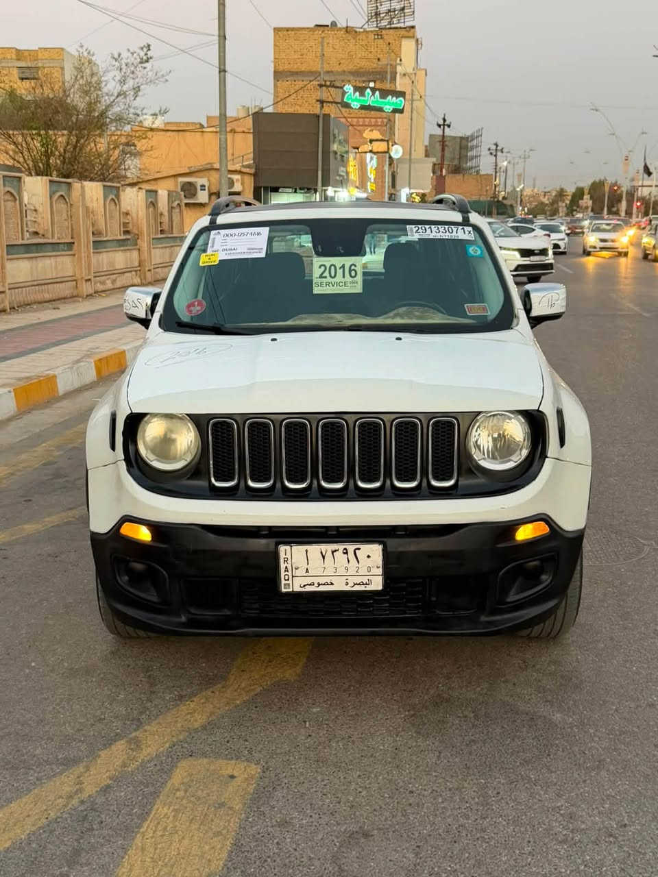البيع جيب رنكد موديل 2016رقم بصره حره  بسمي تحويل ثاني يوم حادثه بنيد  صبغ وطرف جاملق صبغ سياره حلوه وجهازه كير وحداديه ومكينه وتبريد ثلج سياره فول موصفات واحد ع واحد سعرها 109 وبيه مجال مكان سياره ناصريه  حي اور ***********
