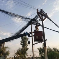 كهربائي • مد كبلت • تشنيط وايرات