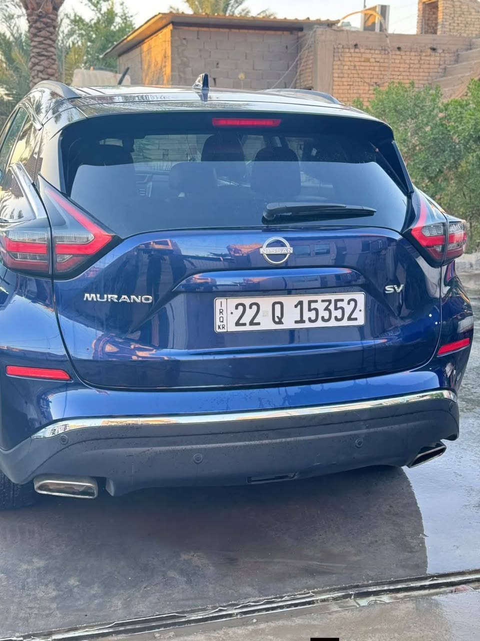 السلام عليكم 
بيع فقط نيسان مورانو محرك 3500 6V
مواصفات SV
كشن كهرباء عدد2
بصمة تشغيل وبيبان تشغيل عن بعد 
كشن جلد 
رادار 360 درجة 
حساس امامي خلفي 
حادثها بصيط كما موضح بالصور 
سنوية وهزة جديدة بسمي مكاني بغداد حي اور السعر 140 وبيه مجال ***********
