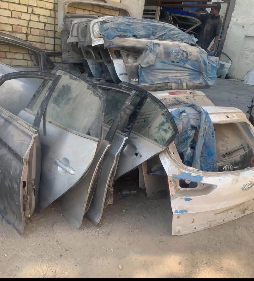 السلام عليكم 
قطع غيار كيا وهونداي🚗 🇰🇷
سوناتا. اكسنت . النترا. اكسنت . سنتافي. توسان 
موهافي . ريو . سيراتو . فورتي .سبورتج  
و جميع انواع الموديلات 
1. بوب🚙🚗
2.جاملغ امامي🚕
3. ظهر خلفي انواع السيارات
4.شباك ماسحه
5. بك لايت🚌🚖 
6.لايت امامي
7.دعاميه 🚘
8. بدنه اماميه 
9.درع محرك + بطانين امامي+ بطاين خلفي + واقيه طين 
10.ماستكه امامي + خلفي
11. راديتر كامله اصلي شركه
12. حداديه صدر جميع انواع سيارات
13. تحتاج سمكره صبغ تطبيك بوب جاملغات تصليح دعاميات كلشي متوفر 
متواجد كل ايام الاسبوع ماعده يوم الجمعه
من ساعه 9 صباحآ الى 5 مساءآ
واتساب *********** بغداد/ الشيخ عمر شارع الثالث
يوجد توصيل داخل بغداد والمحافظات
