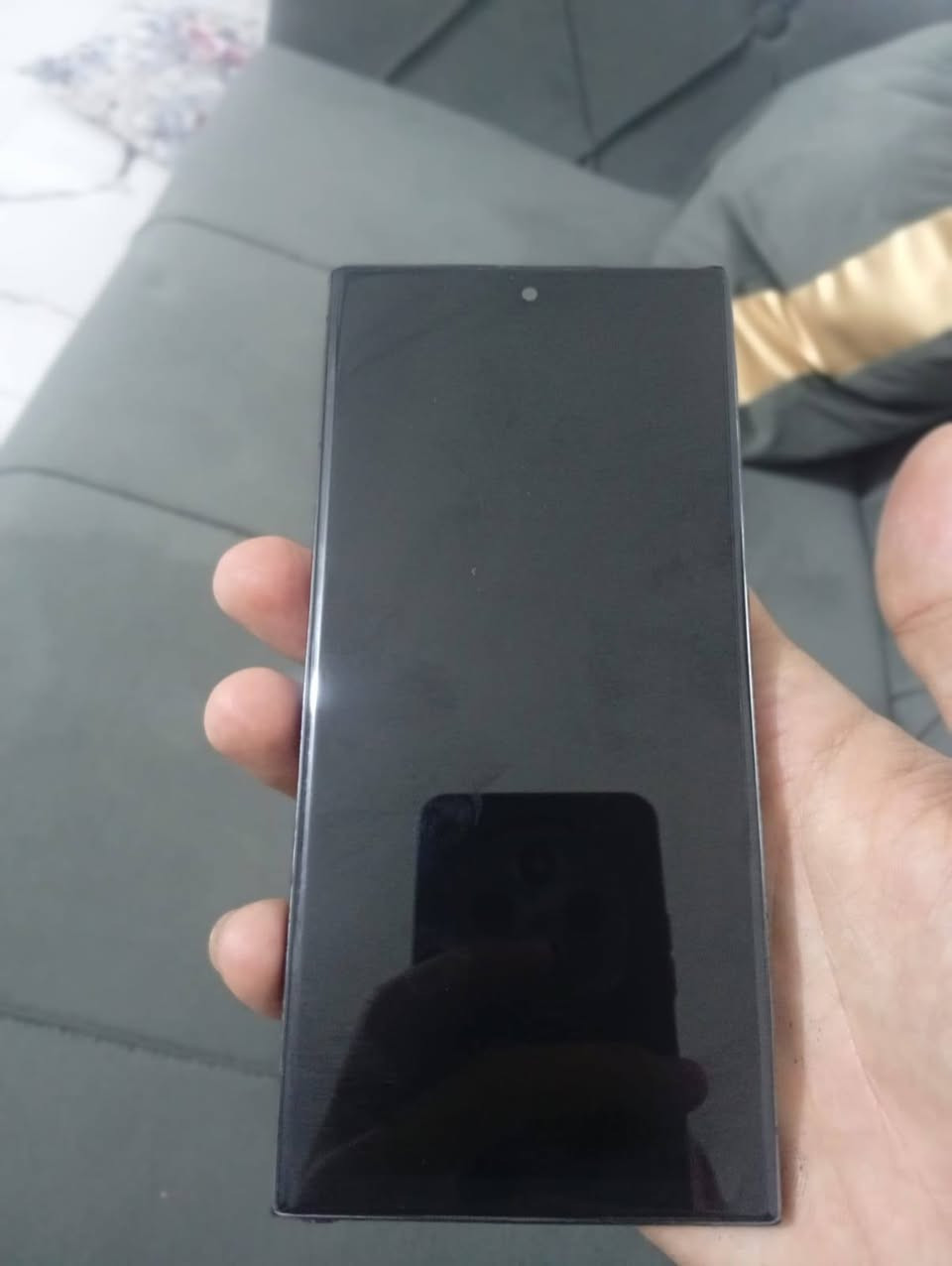 🔥 للبيع Samsung Galaxy S22 Ultra امريكي 🔥
📱 قوة وأداء بمواصفات فخمة
​💾 الذاكرة: 128GB و sim شرحه واحده
⚡ الرام: 8GB
🖥️ الشاشة: Dynamic AMOLED 2X بحجم 6.8 إنچ (120Hz)
✍️ المرفقات: مع قلم S Pen الأصلي
🎮 الأداء: ممتاز للألعاب والاستخدام الثقيل (يدعم ببجي 120 فريم بكل سلاسة)
🎨 التصوير :  8K 30fps و 4K 60fps
​🔧 حالة الجهاز: مستعمل (نظيف)
💰 السعر: 400وبي مجال
​📞 للتواصل ***********
عنواني بابل مركز المدينه
