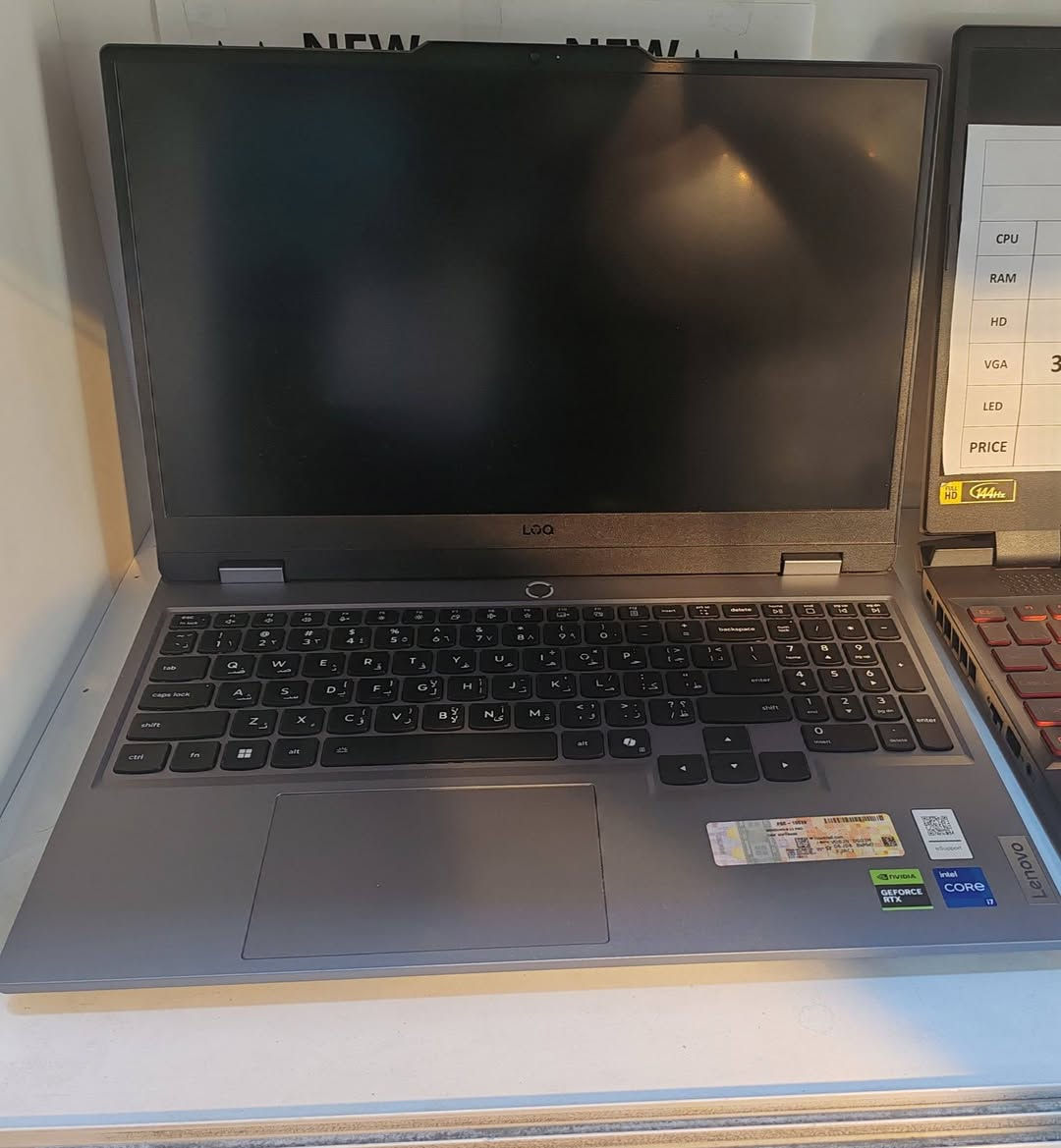 للبيع حاسبة lenovo LOQ
Ci7 13hx
Ram:24GB
M.2 512 GB
SCREEN 16 full HD
RTX 5060 8GB
RGB KEYBOARD
الموقع:ديالى_بعقوبة القديمة_خلف مدرسة الجواهري
للتواصل :***********
يتوفر توصيل لكافة محافظات العراق
