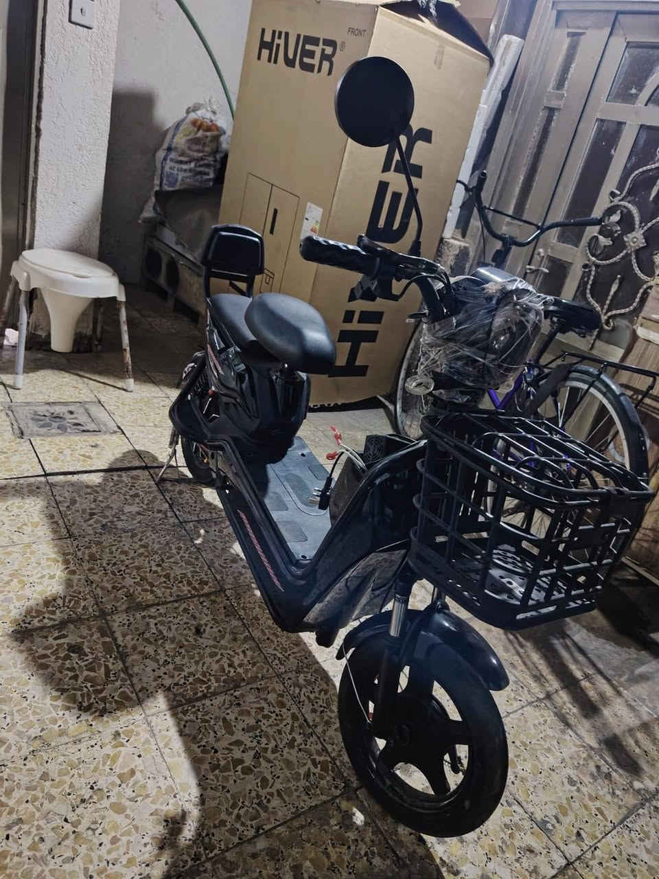 دراجة شحن • الريان • عووزه بطارية