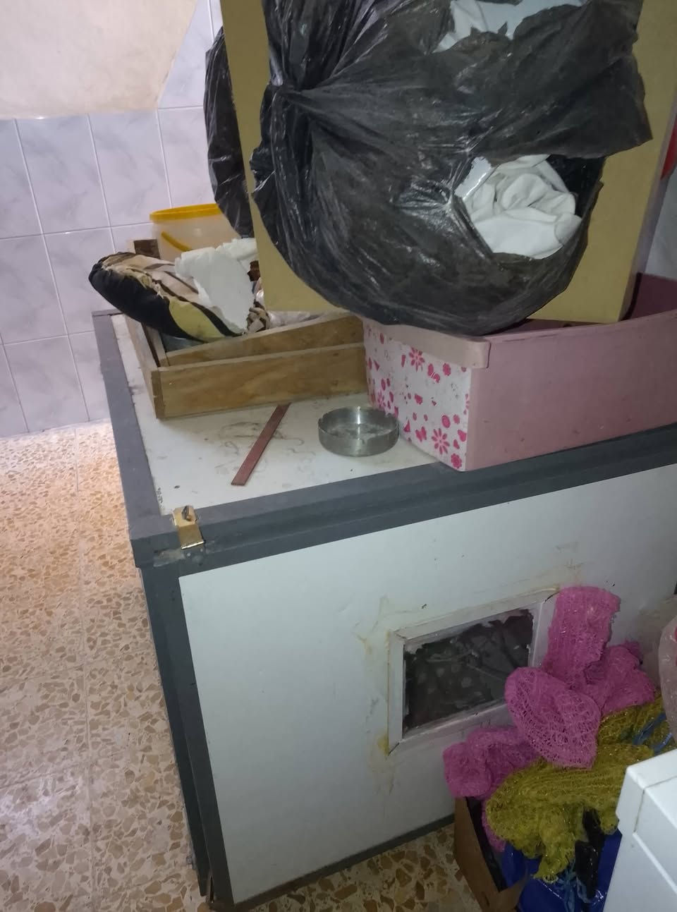 سلام عليكم يوجد اغراض للبيع لاستفسار الاتصال *********** يوجد مشعل تنور فاقسه بيض دريل كهرباء فرن غاز
